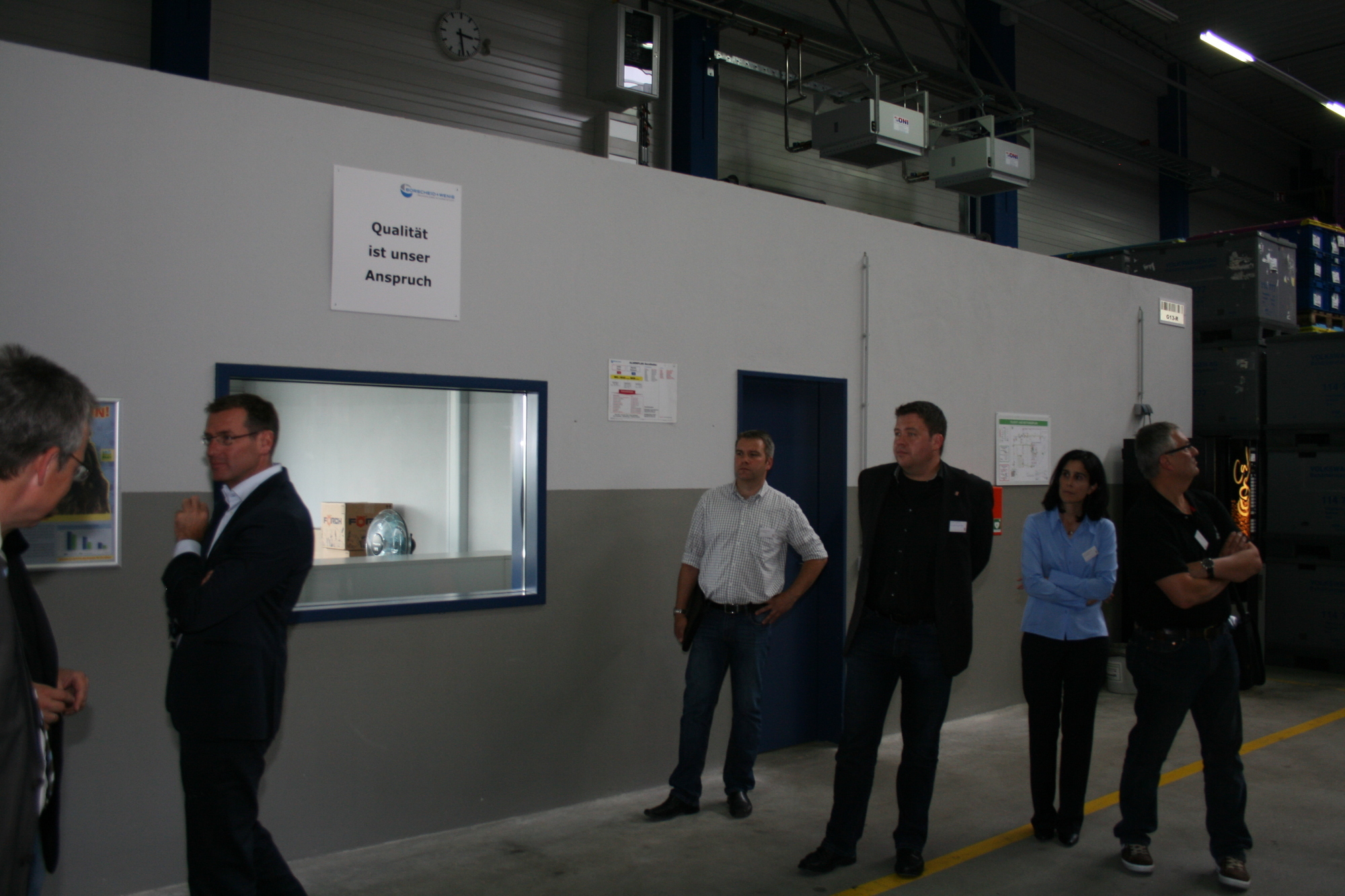 Einweihung der neuen Logistikhalle bei Borscheid + Wenig. Foto: B4B SCHWABEN