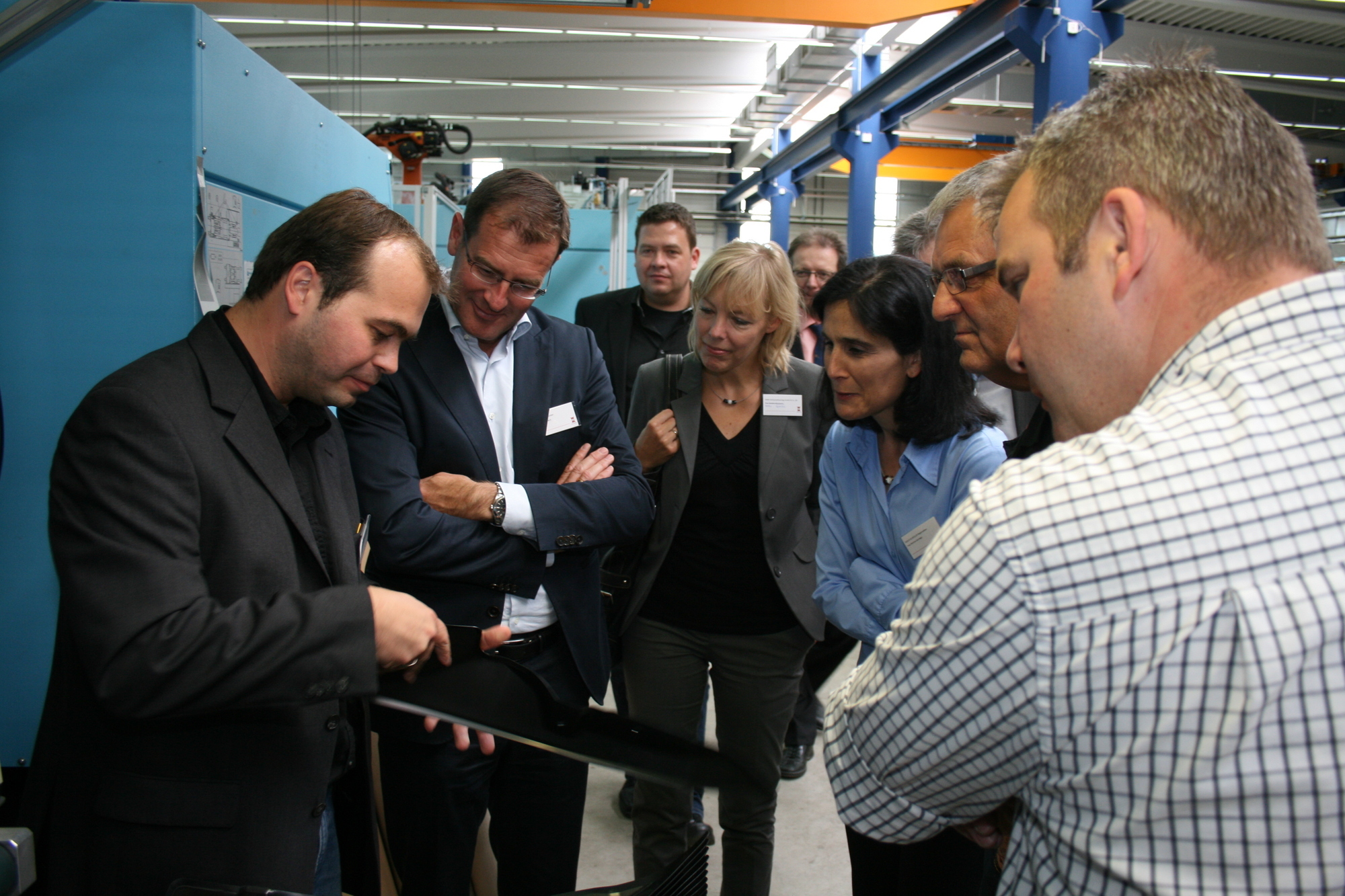 Einweihung der neuen Logistikhalle bei Borscheid + Wenig. Foto: B4B SCHWABEN