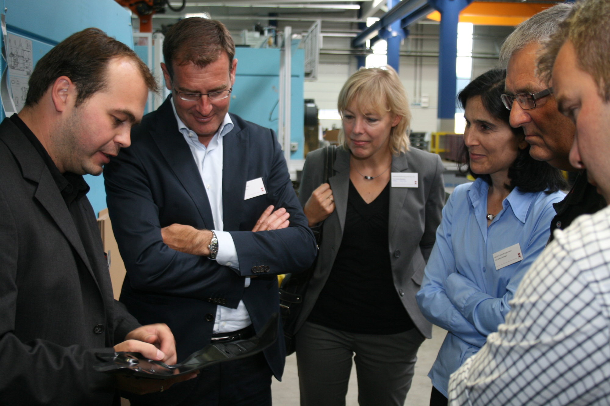 Einweihung der neuen Logistikhalle bei Borscheid + Wenig. Foto: B4B SCHWABEN