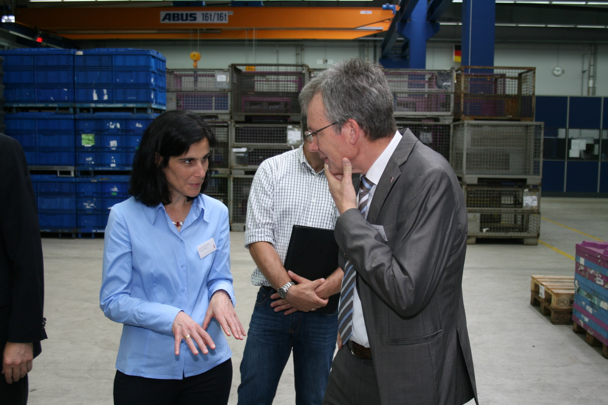 Einweihung der neuen Logistikhalle bei Borscheid + Wenig. Foto: B4B SCHWABEN