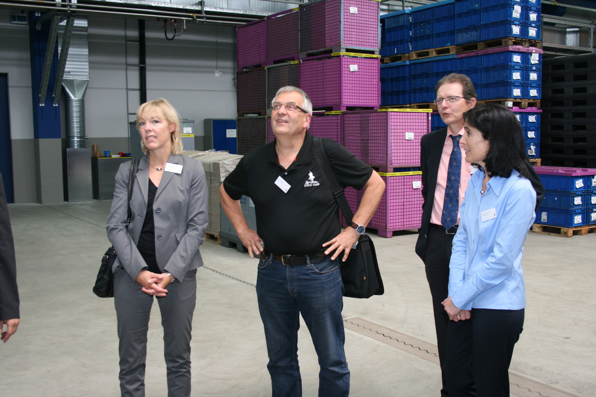 Einweihung der neuen Logistikhalle bei Borscheid + Wenig. Foto: B4B SCHWABEN