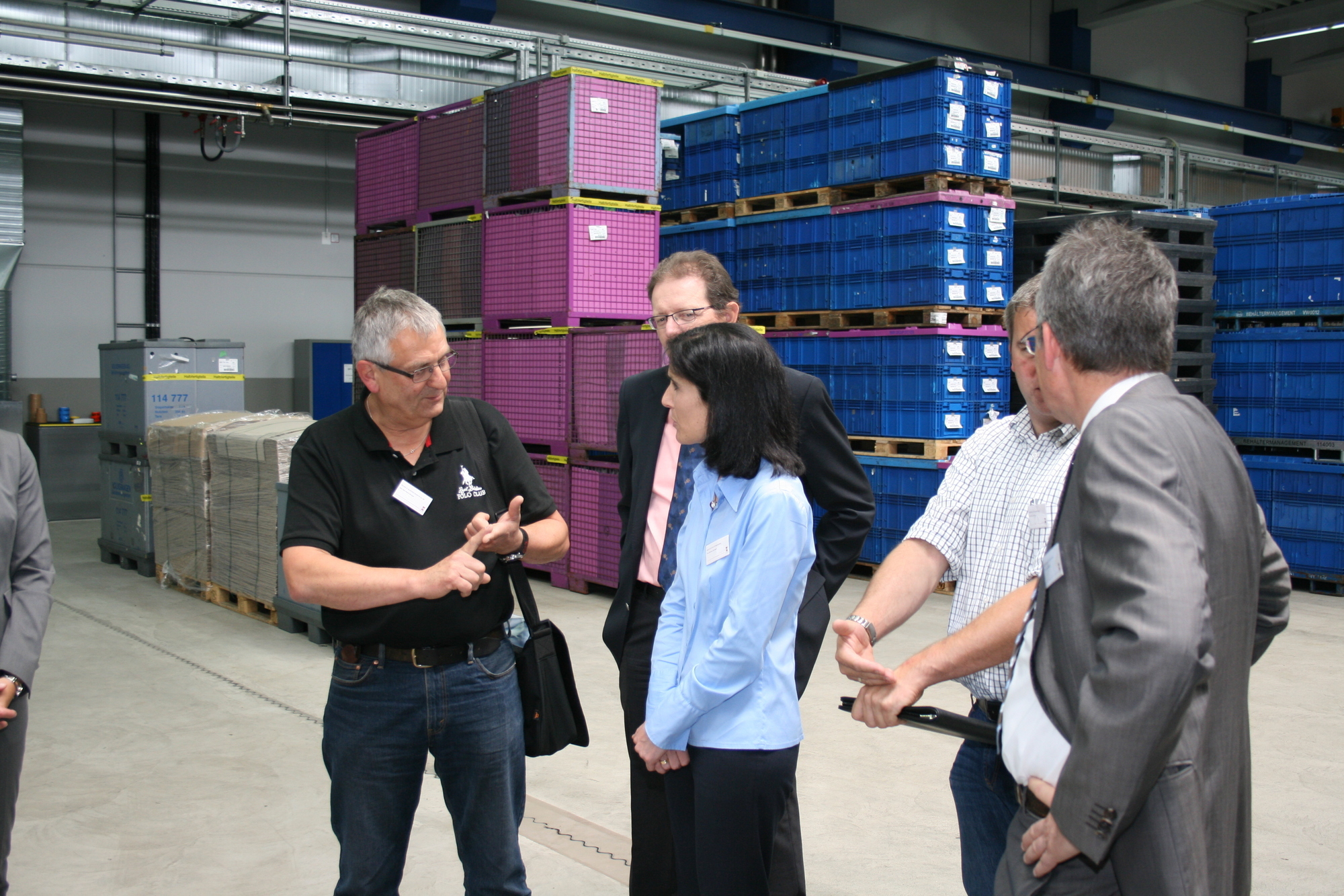 Einweihung der neuen Logistikhalle bei Borscheid + Wenig. Foto: B4B SCHWABEN