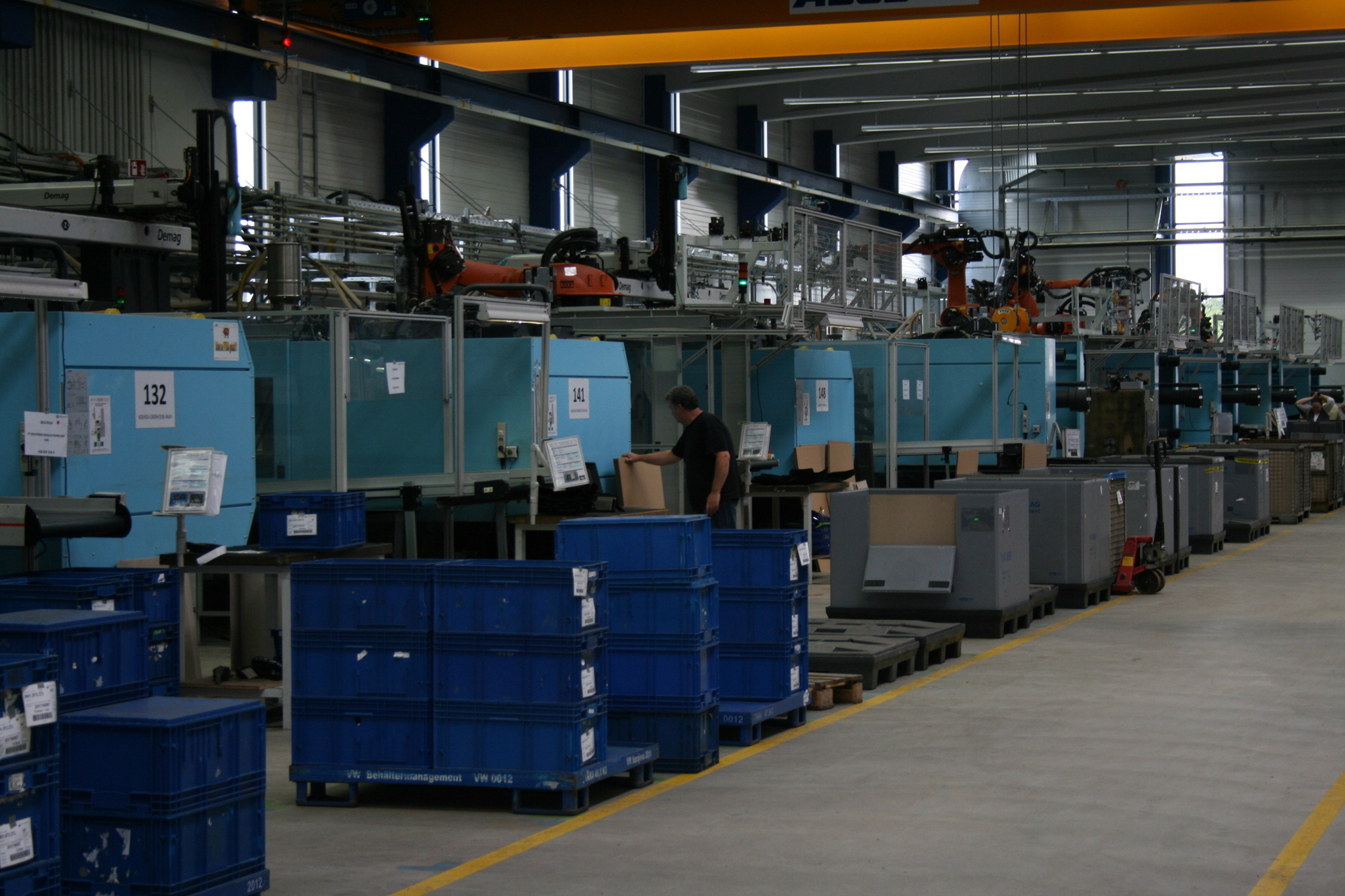 Einweihung der neuen Logistikhalle bei Borscheid + Wenig. Foto: B4B SCHWABEN