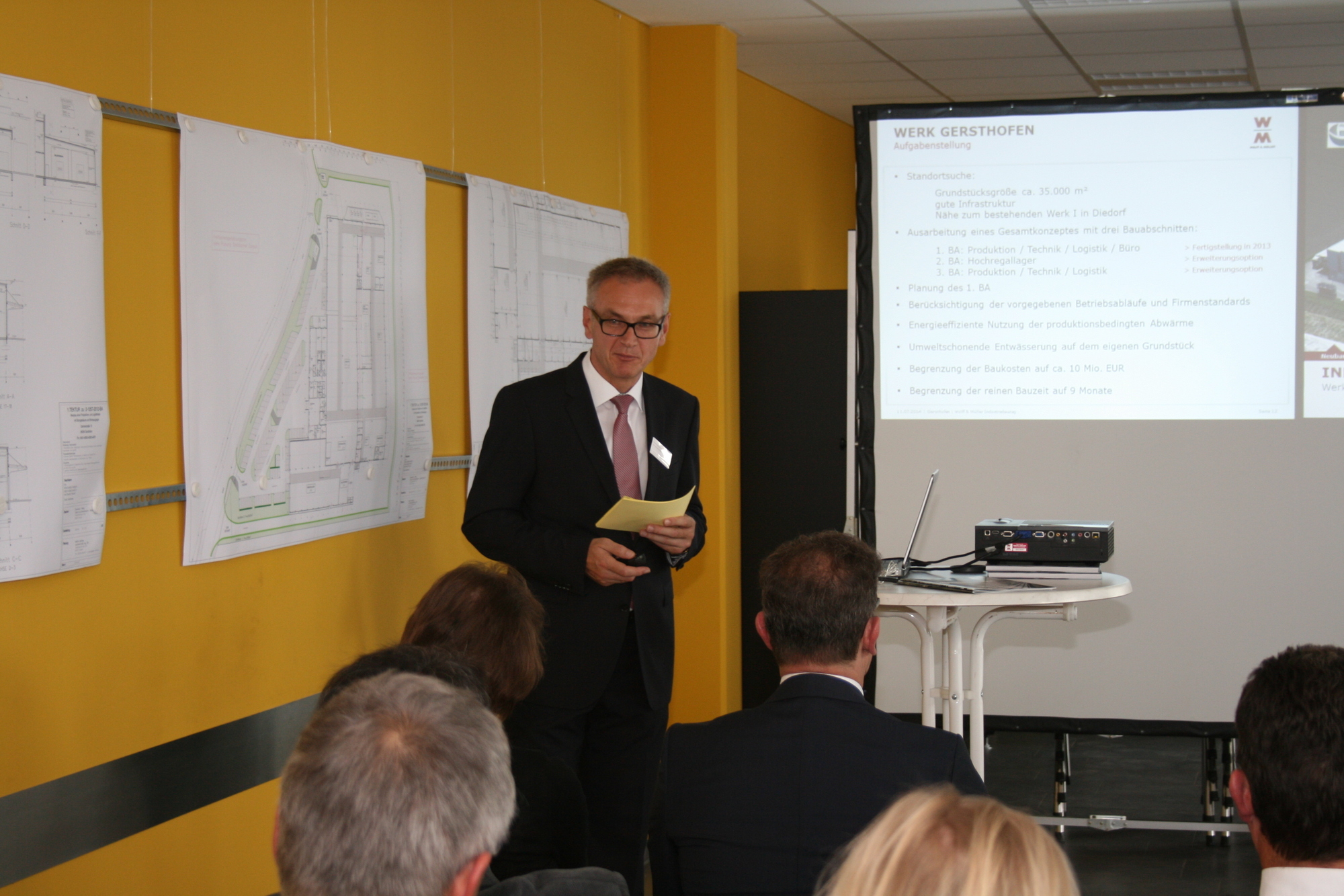 Einweihung der neuen Logistikhalle bei Borscheid + Wenig. Foto: B4B SCHWABEN