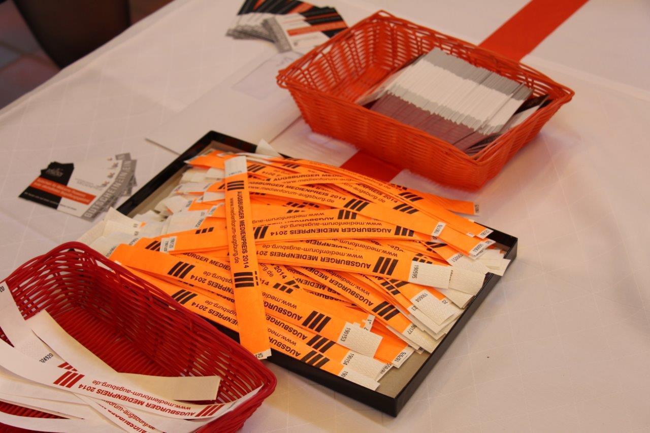 Augsburger Medienpreis 2014 - Die Gäste auf dem roten Teppich. Foto: B4B SCHWABEN