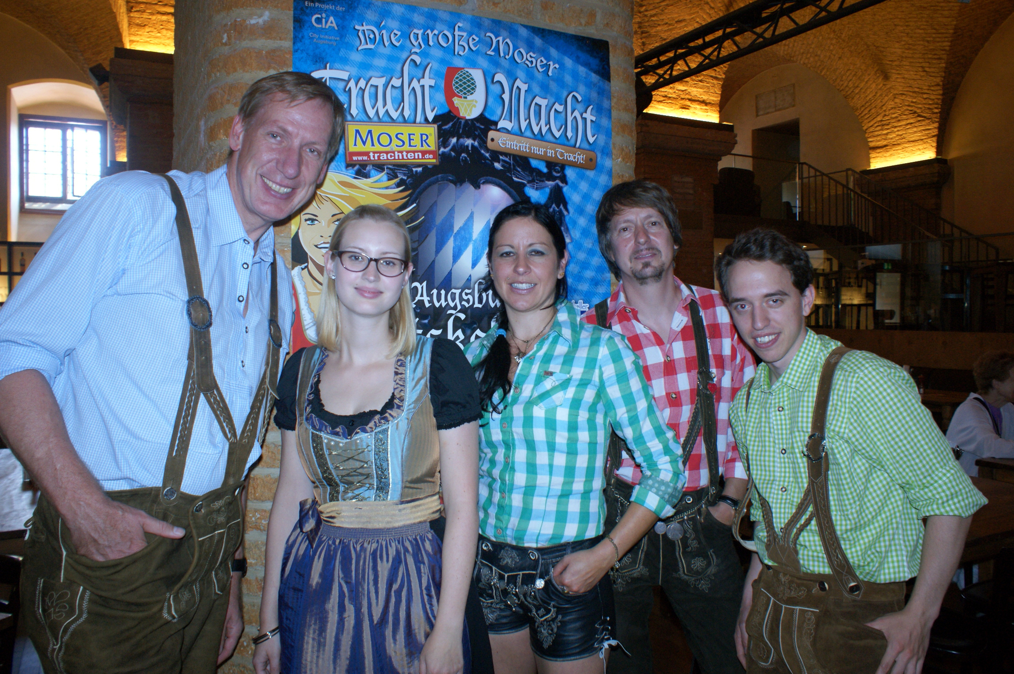 Das CIA-Organisationsteam der „Tracht-Nacht“ freut sich auf zahlreiche Besucher in Dirndl und Lederhose. Foto: CIA