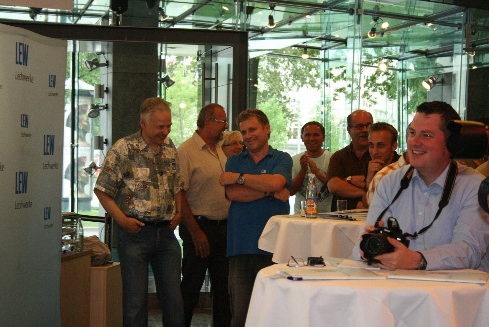 AEV Fanmeeting im LEW Energieladen
