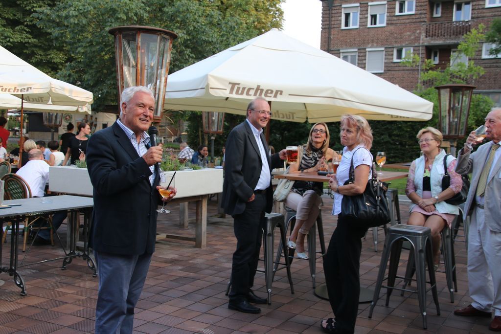 Der BDS Augsburg feierte seinen Sommerempfang im Augsburger Textilviertel. Foto: Sabine Roth