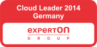 Auszeichnung als Cloud Leader 2014 Germany. Foto: FRITZ & MACZIOL