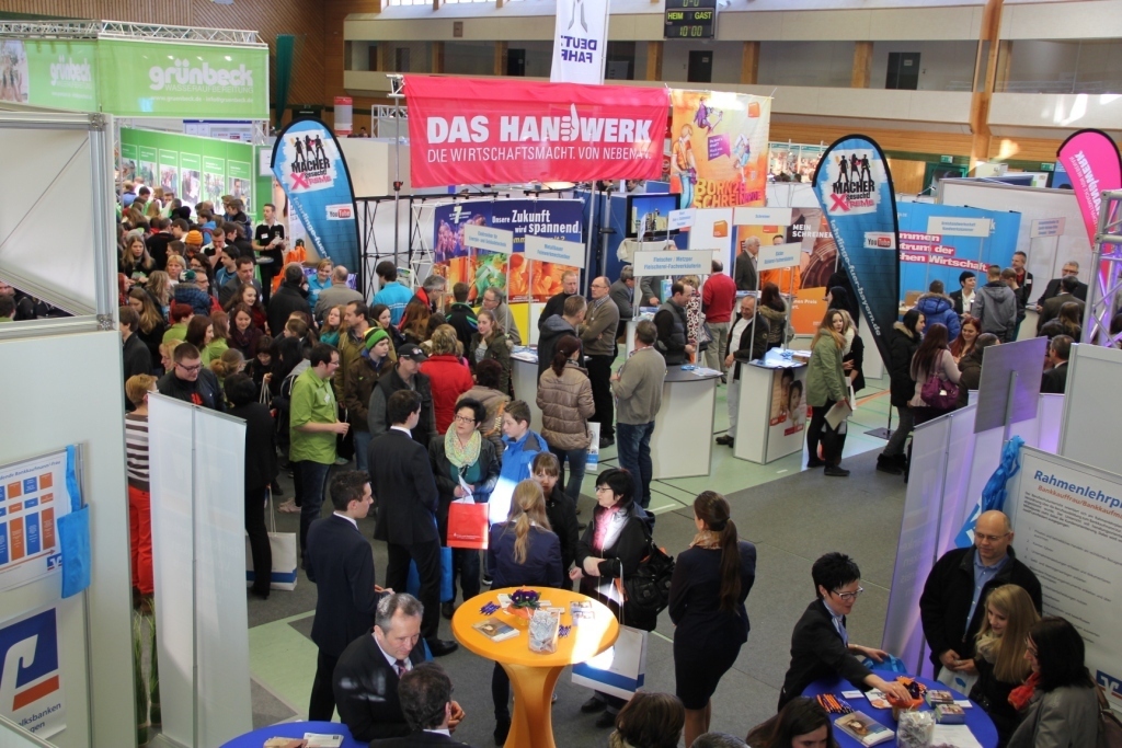 So sah diesjährige Berufsinformationsmesse „Fit for job“ aus. Foto: Landratsamt Dillingen.