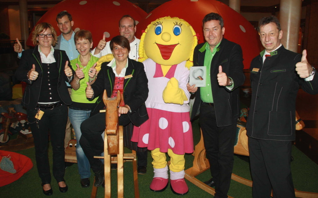 Das Kinderhotel Oberjoch freut sich über das Q2-Siegel. Foto: Kinderhotel Oberjoch
