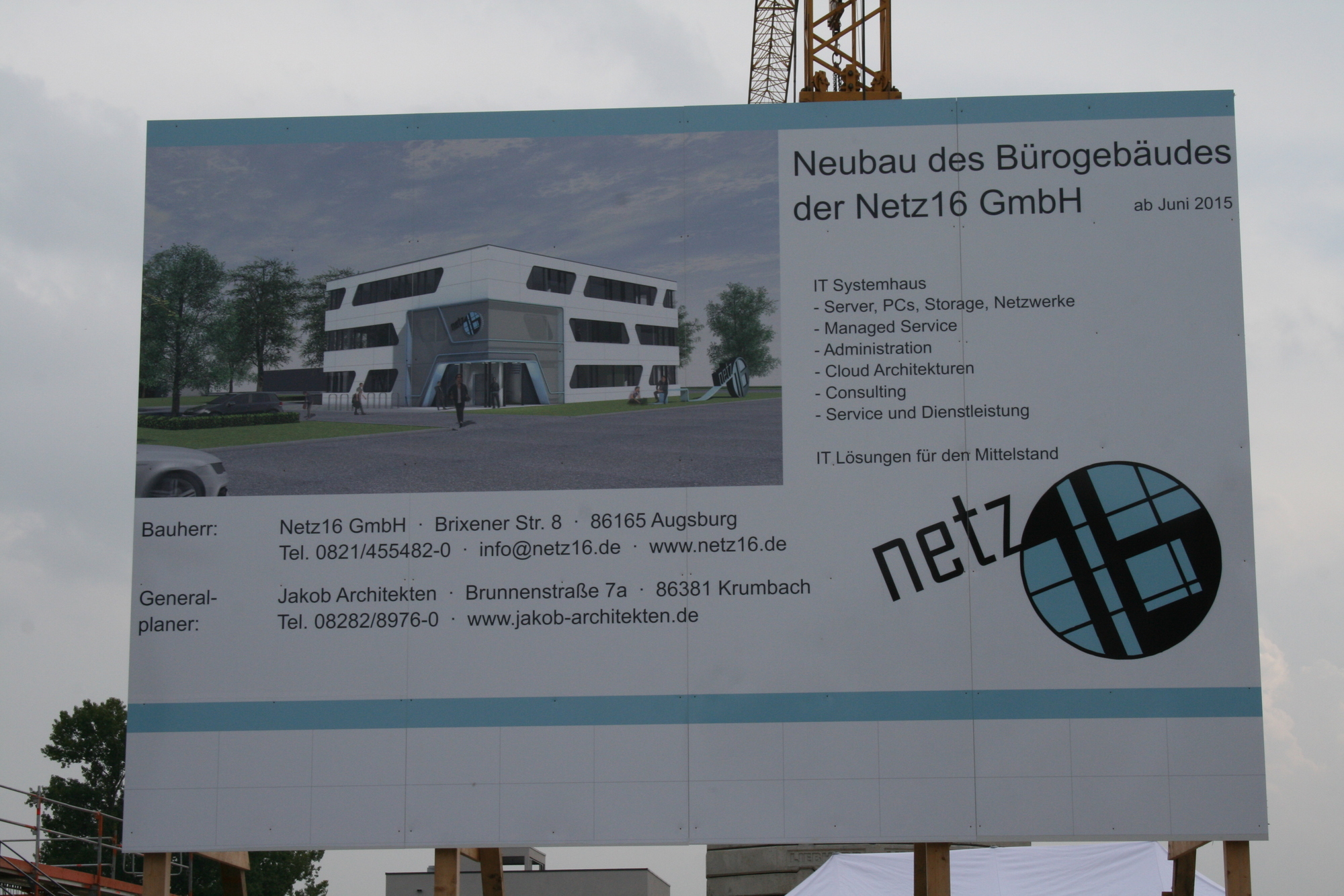 Spatenstich bei der Netz16 GmbH. Foto: B4B SCHWABEN