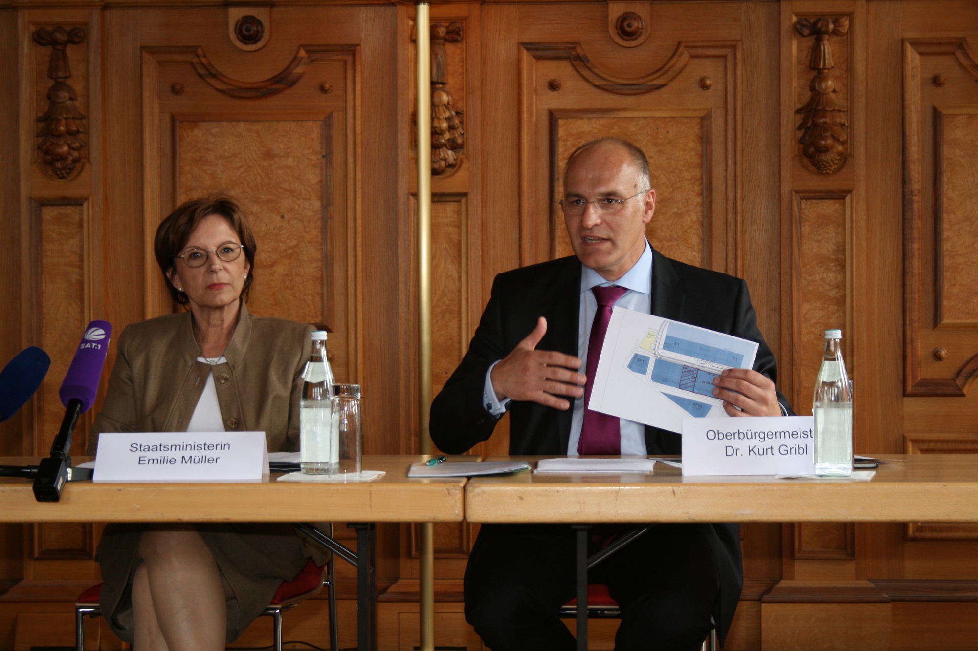 Die offzielle Stellungnahme über die neue Einrichtung für Asylbewerber. Foto; B4B SCHWABEN