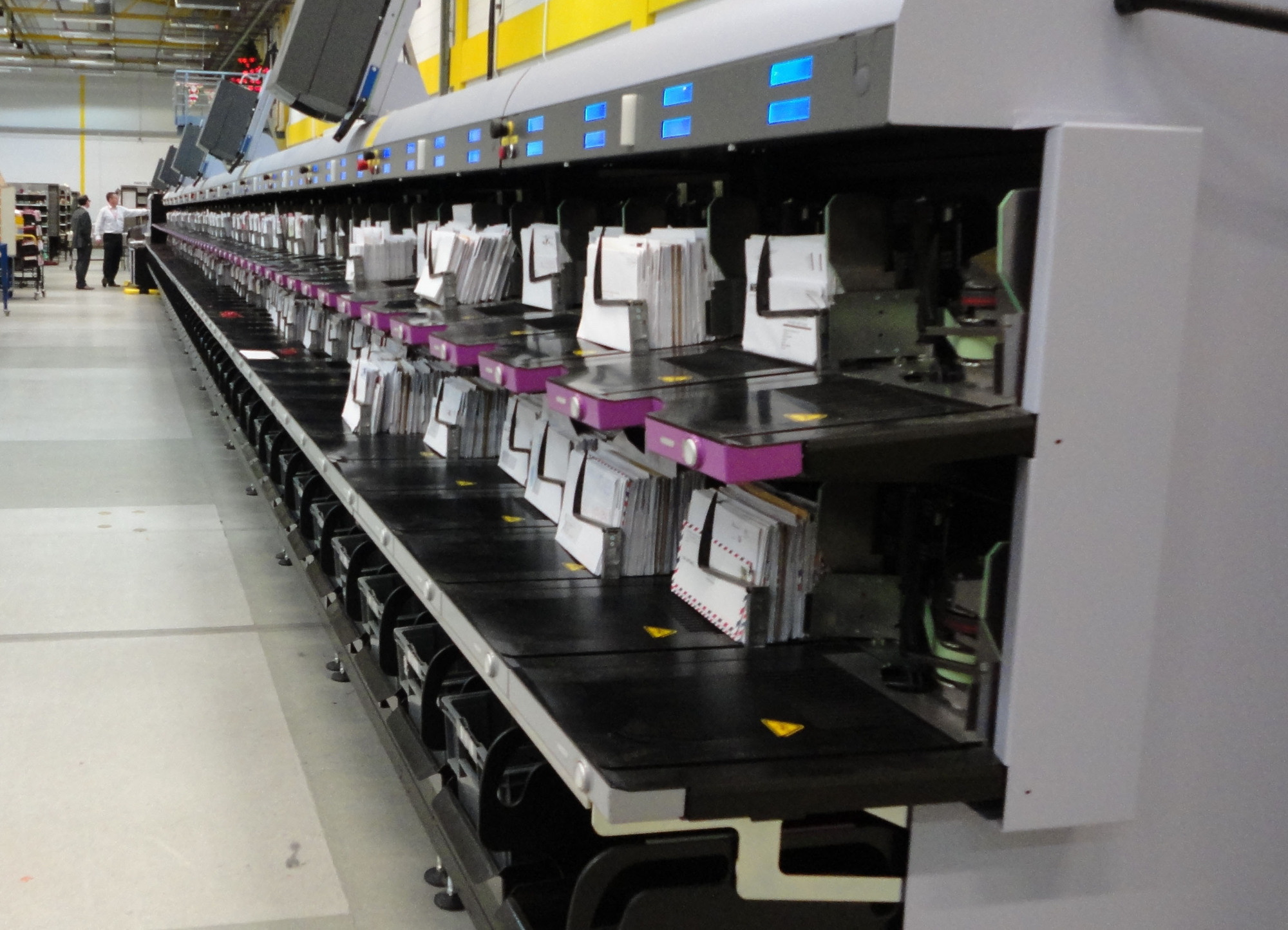 Ein Postsortiersystem von BÖWE SYSTEC. Foto: BÖWE SYSTEC GmbH