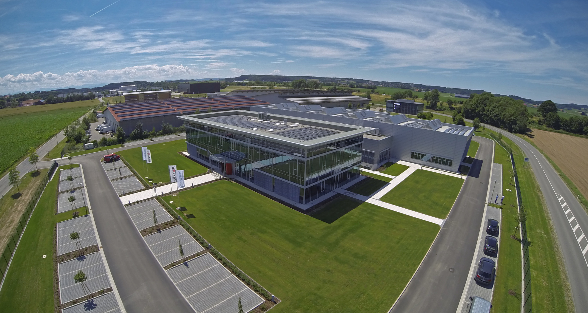 Hier entwickelt die TEXTOR Maschinenbau GmbH ihre Schneidesysteme. Foto: TEXTOR Maschinenbau GmbH