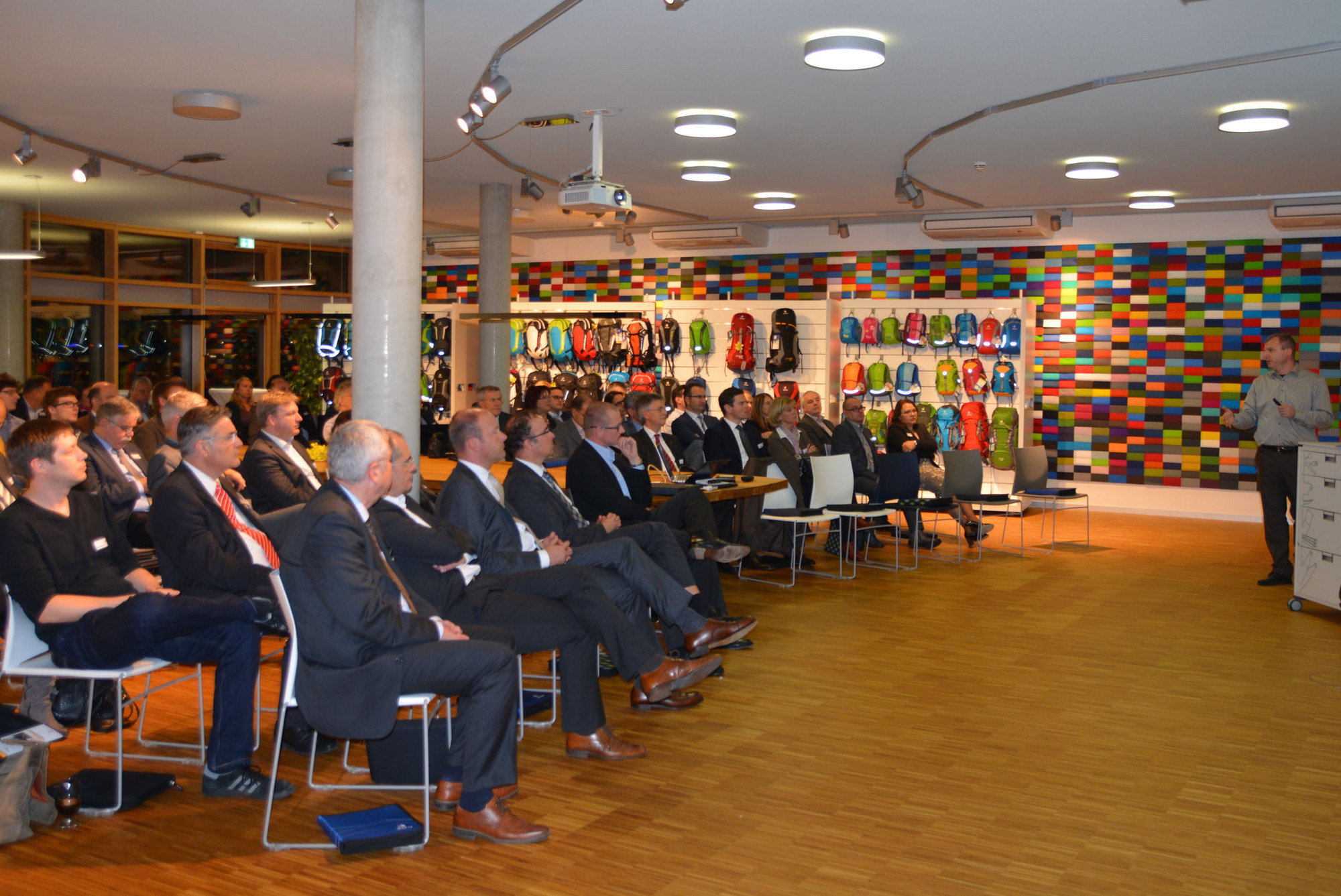 Unternehmerabend bei Deuter in Gersthofen. Foto: Landkreis Augsburg