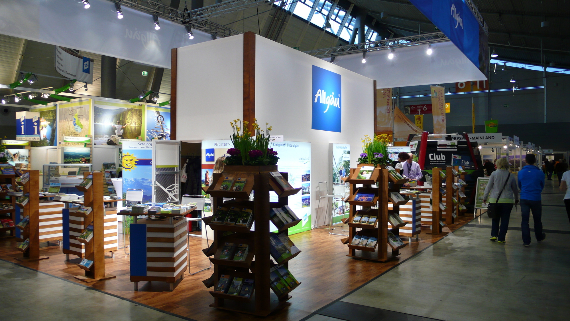 Messestand des Ausschusses. Foto: LRA Unterallgäu