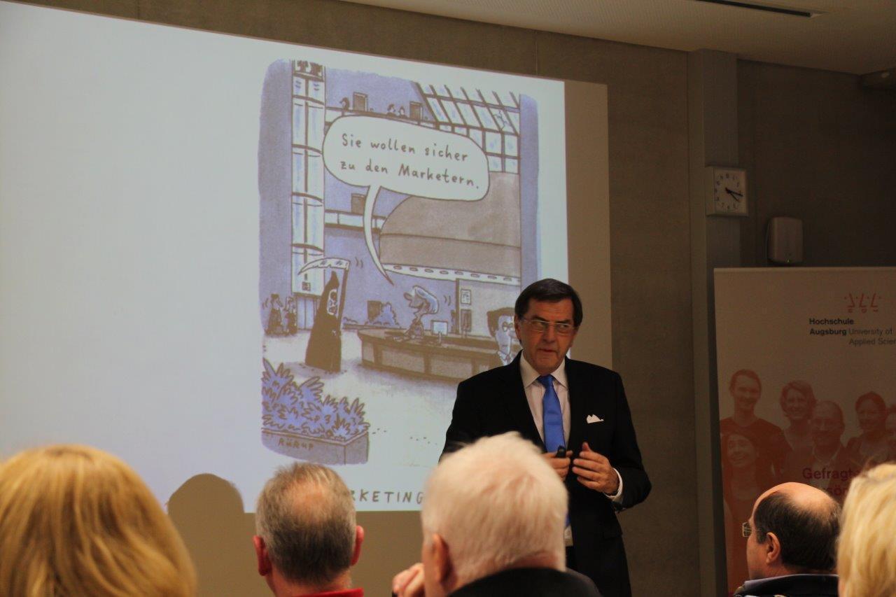 Gelungener Auftakt für die Vortragsreihe "Marketing intentensiv" des Marketing-Club Augsburg. Foto: B4B SCHWABEN