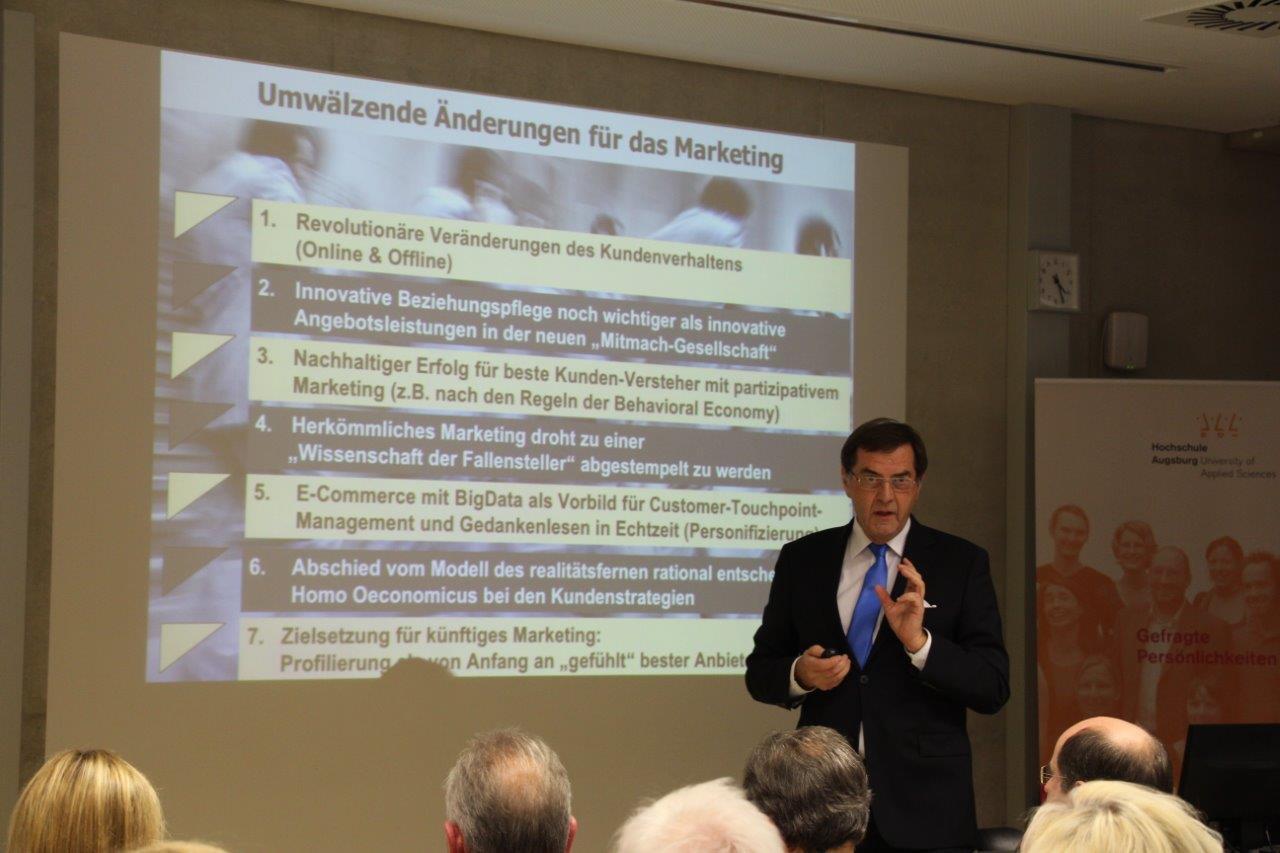 Gelungener Auftakt für die Vortragsreihe "Marketing intentensiv" des Marketing-Club Augsburg. Foto: B4B SCHWABEN
