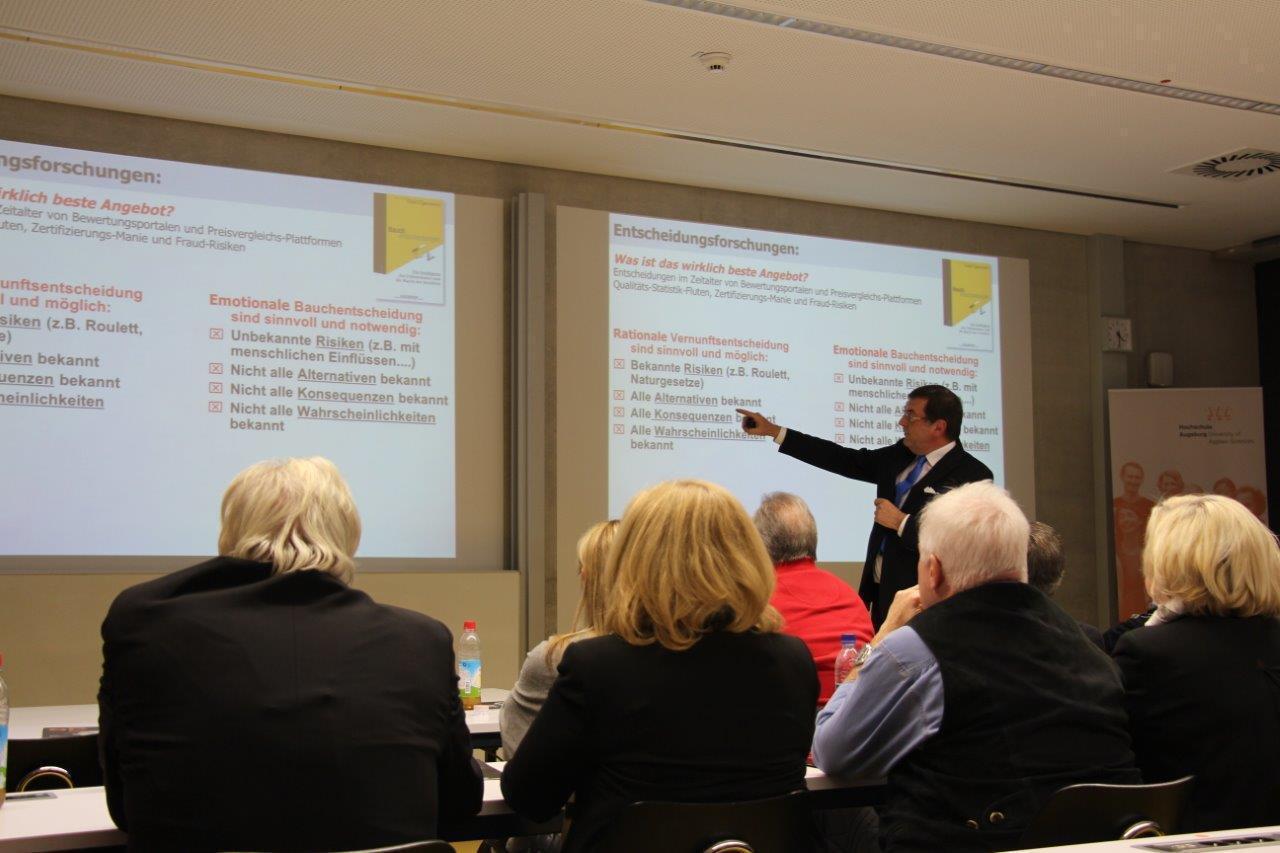 Gelungener Auftakt für die Vortragsreihe "Marketing intentensiv" des Marketing-Club Augsburg. Foto: B4B SCHWABEN