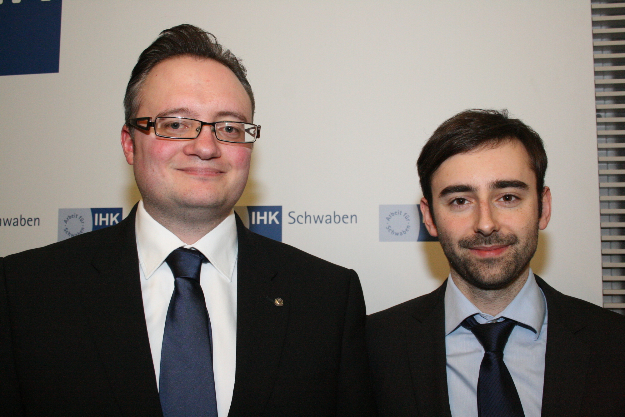 Jahreshauptversammlung 2014 der Wirtschaftsjunioren Augsburg. Foto: B4B SCHWABEN