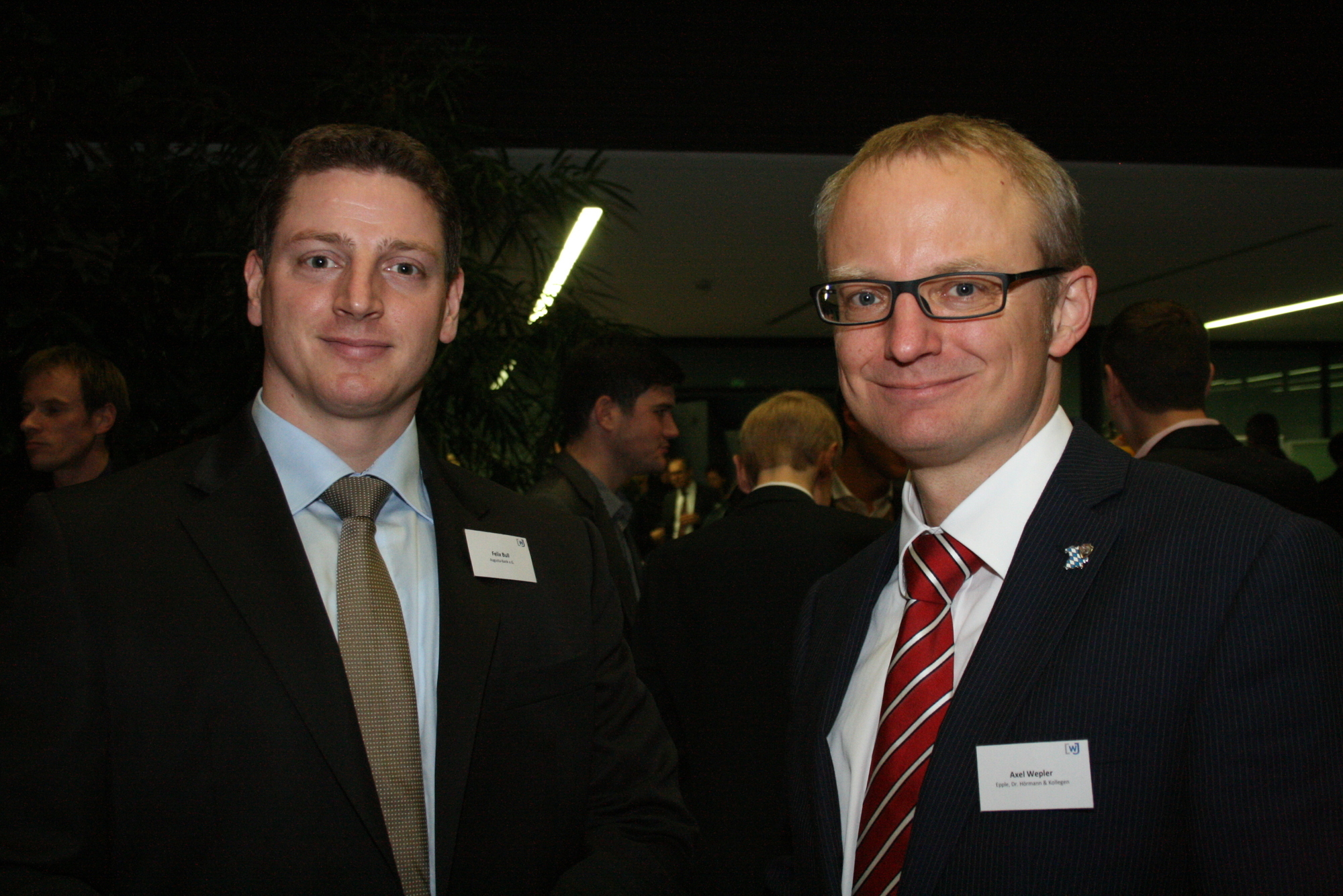 Jahreshauptversammlung 2014 der Wirtschaftsjunioren Augsburg. Foto: B4B SCHWABEN