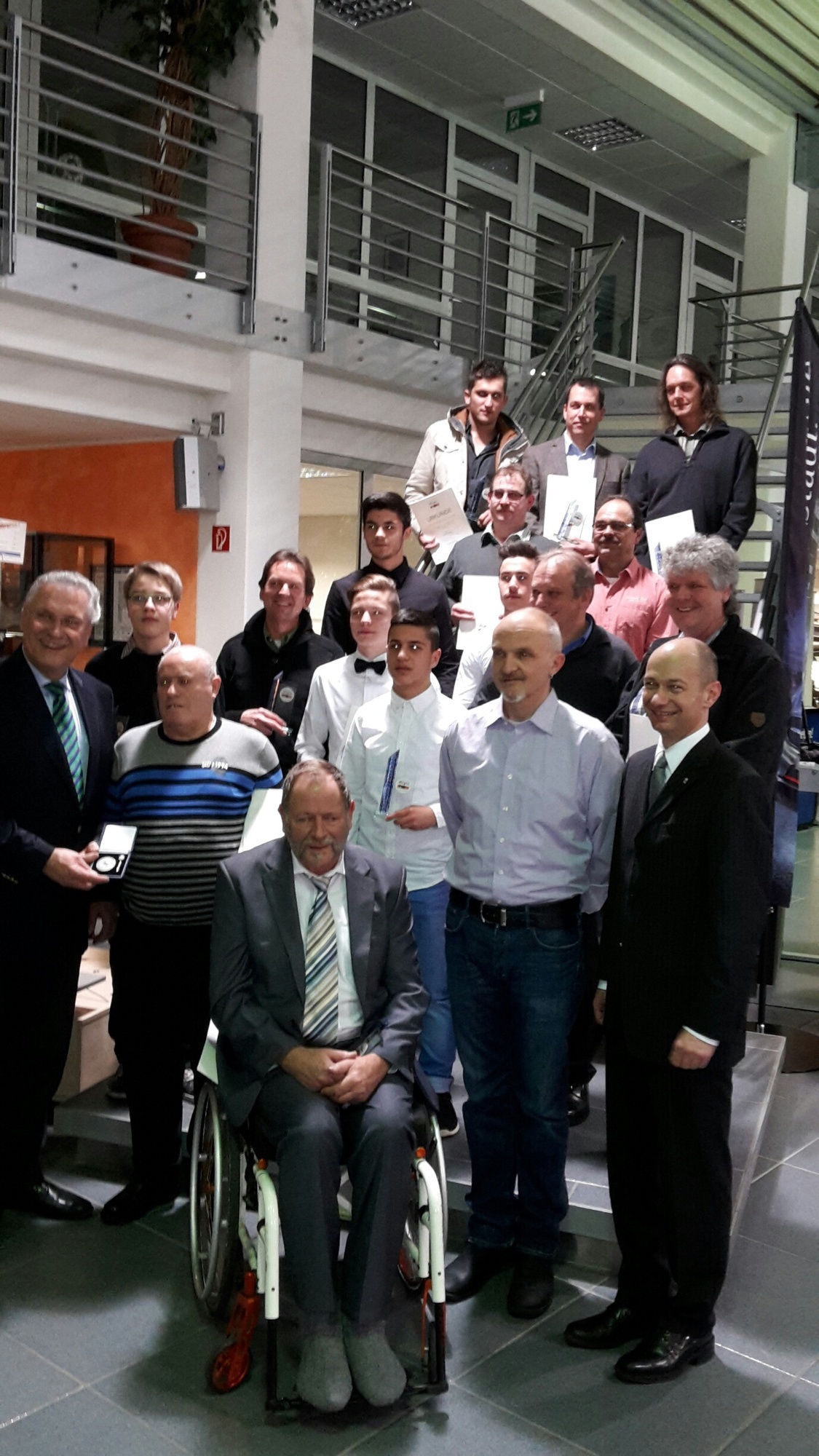 Kuratorium Sicheres Allgäu zeichnet 15 Männer für Zivilcourage aus. Foto: LRA Lindau