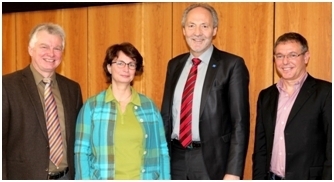 Vertreter der Unterallgäuer Werkstätten besuchten das Landratsamt. Foto: LRA Unterallgäu