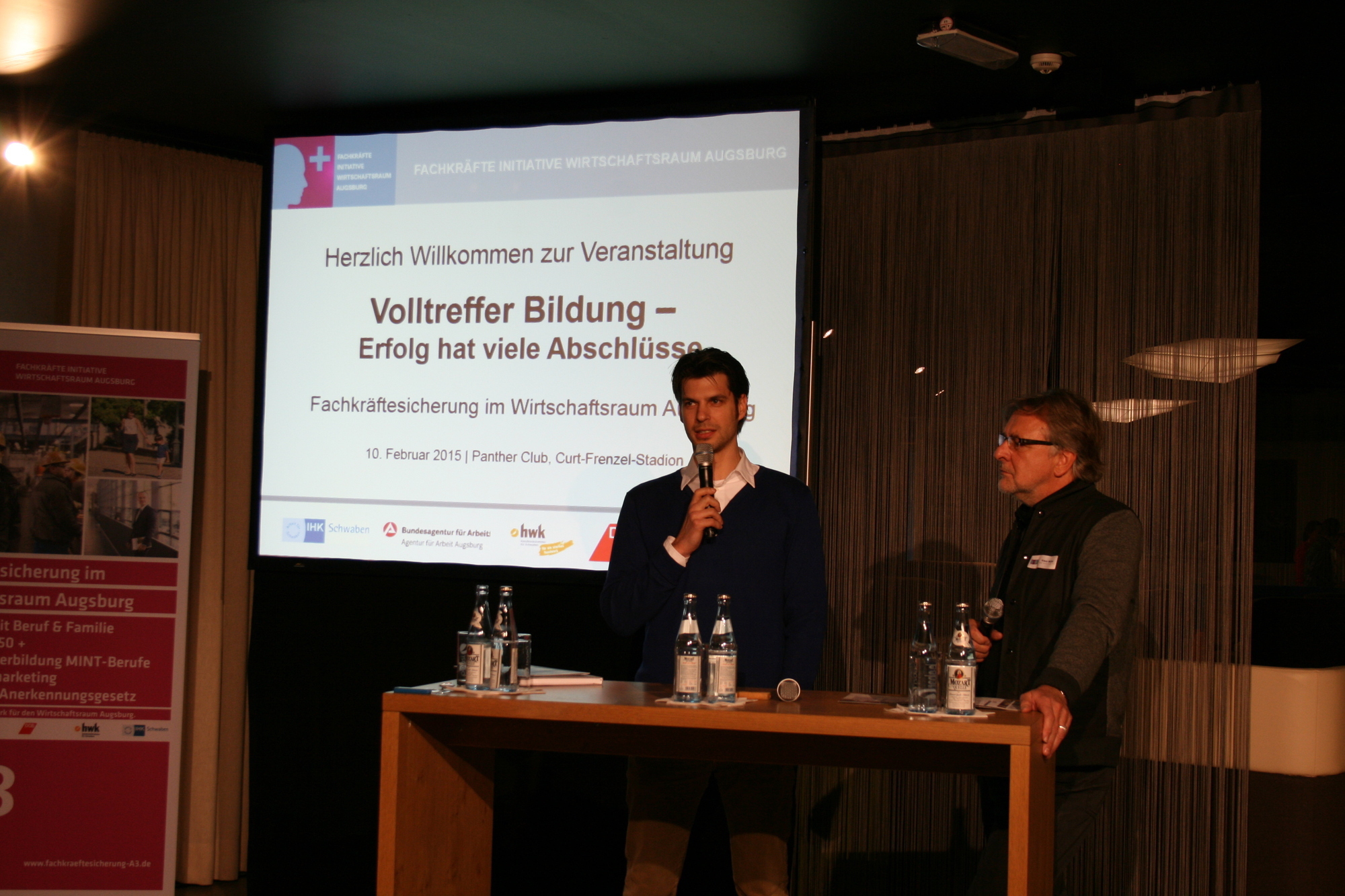 Am 10. Februar 2015 fand die Veranstaltung „Volltreffer Bildung“ von A3 statt. Foto: B4BSCHWABEN