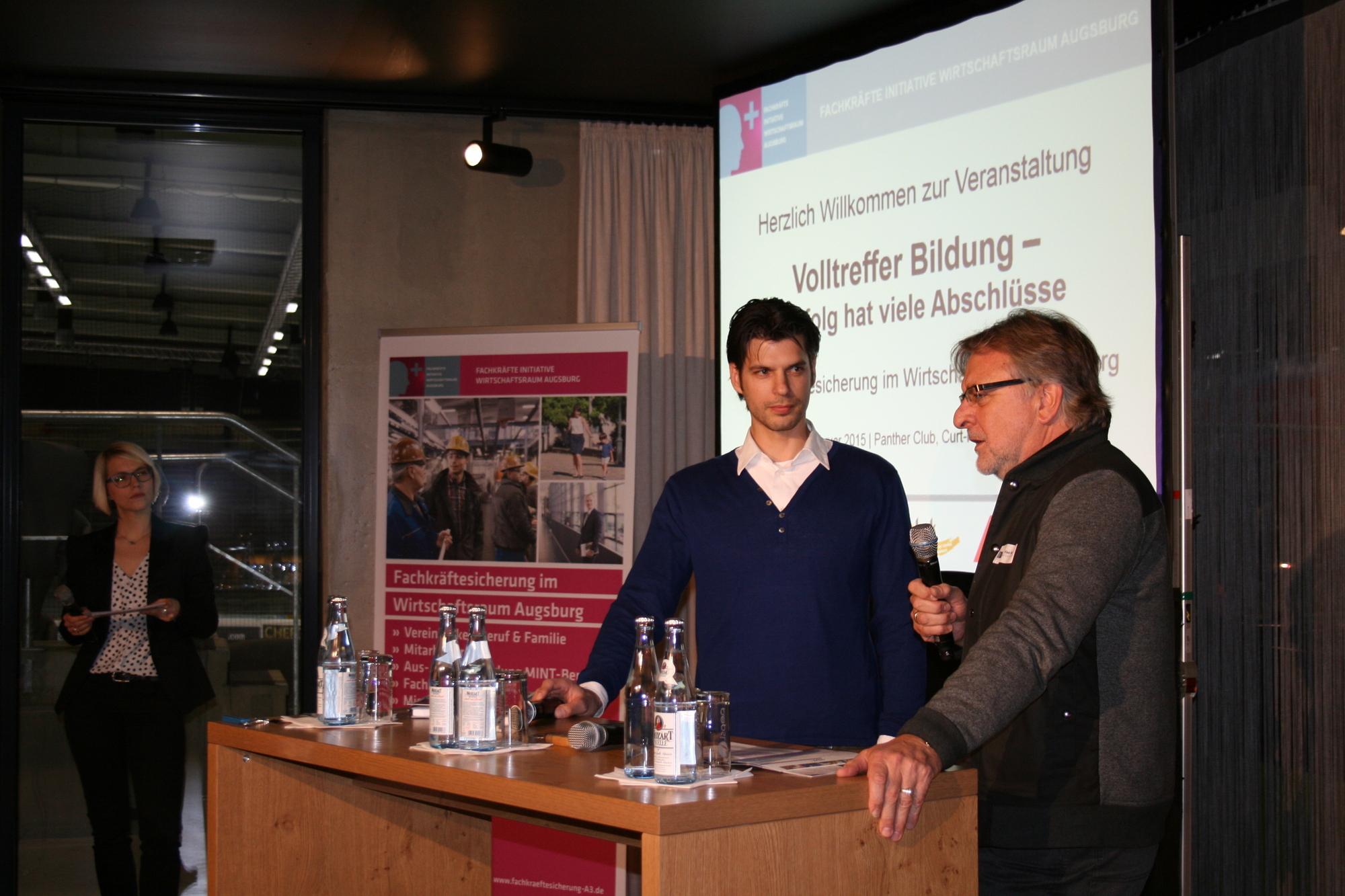 Am 10. Februar 2015 fand die Veranstaltung „Volltreffer Bildung“ von A3 statt. Foto: B4BSCHWABEN