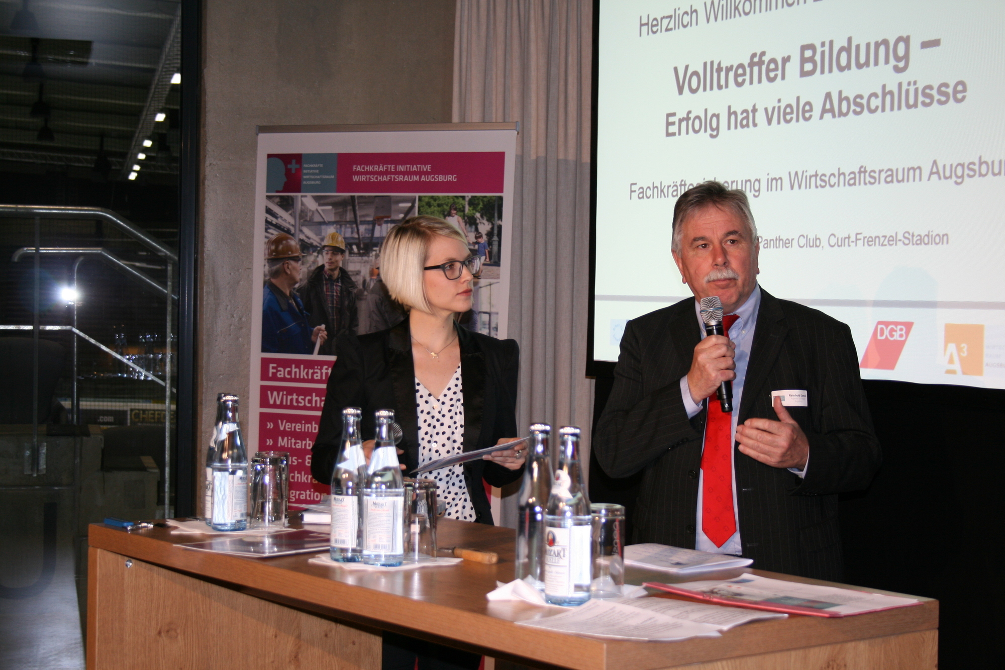Am 10. Februar 2015 fand die Veranstaltung „Volltreffer Bildung“ von A3 statt. Foto: B4BSCHWABEN