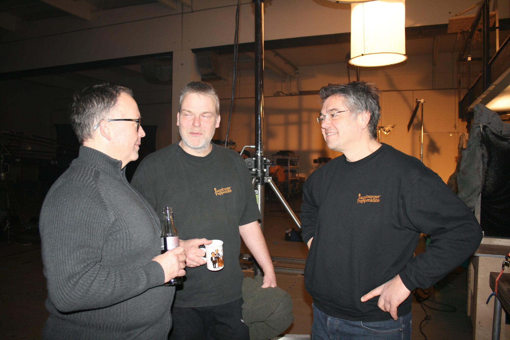 Die Minijob-Zentrale dreht gemeinsam mit den Stars der Augsburger Puppenkiste Werbespots gegen Schwarzarbeit. Foto: B4B SCHWABEN