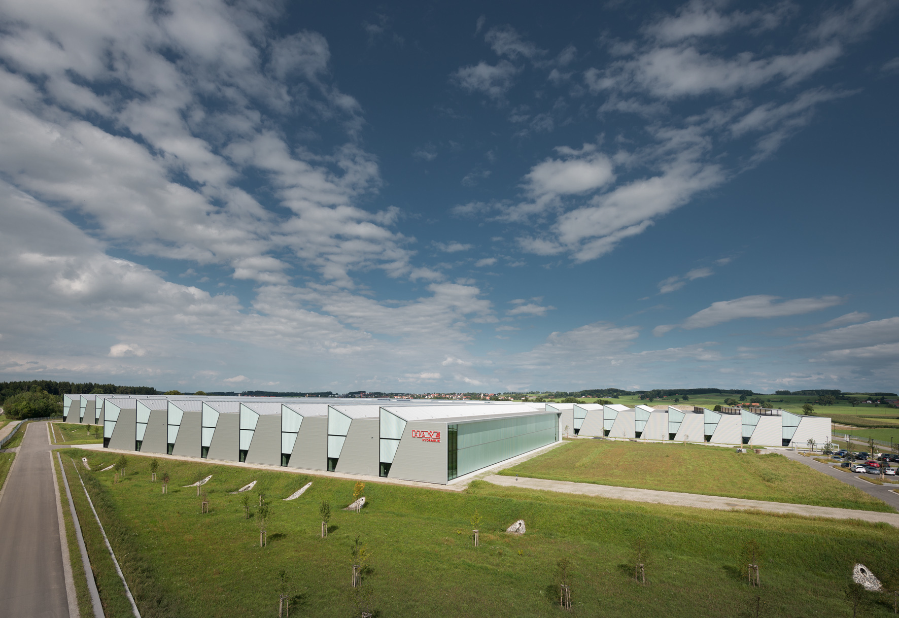 Neues Werk der HAWE Hydraulik SE in Kaufbeuren. Foto: HAWE Hydraulik SE