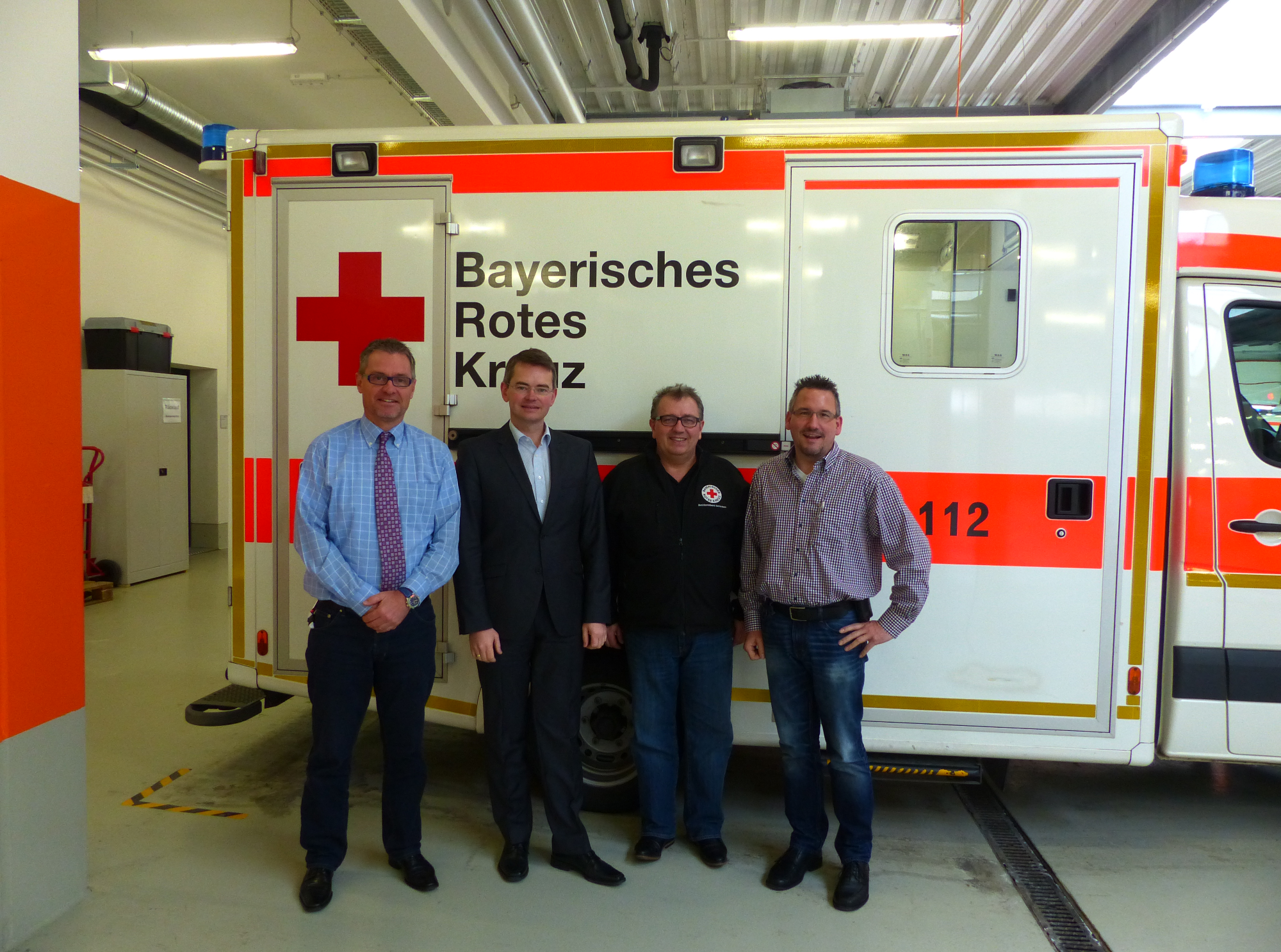 Peter Tomaschko besucht BRK in Friedberg. Foto: Abgeordnetenbüro Peter Tomaschko MdL