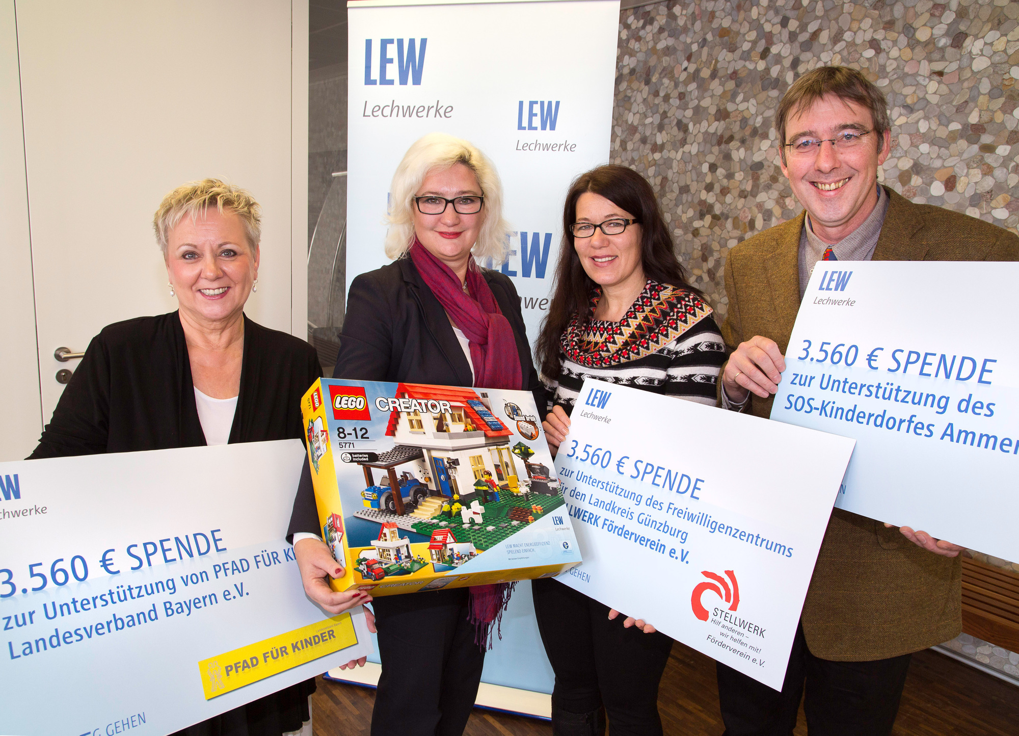 Die LEW-Weihnachtsaktion war ein voller Erfolg. Foto: LEW/Bleier