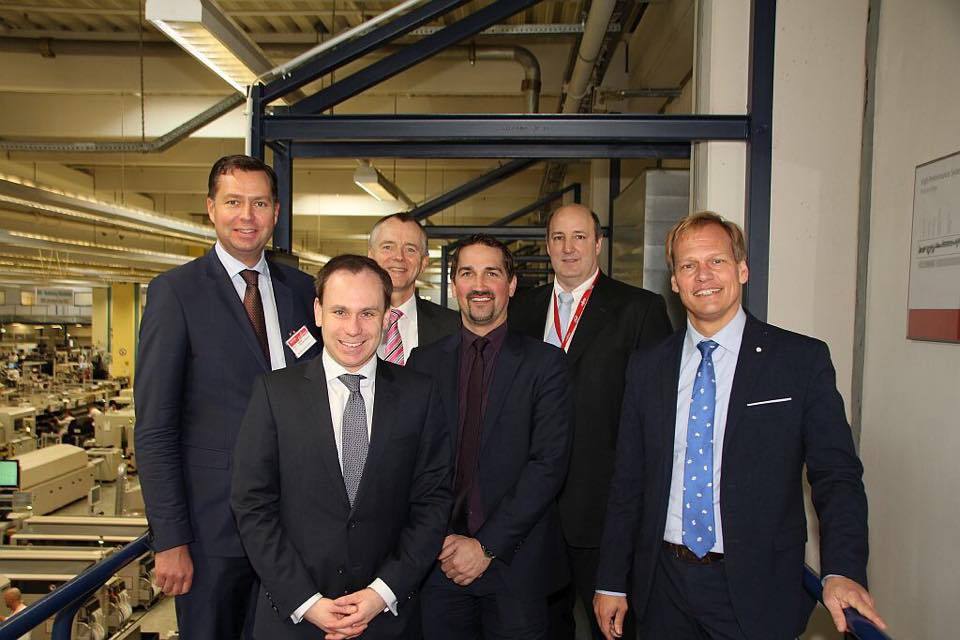 Zu Besuch bei Fujitsu in Augburg: Dr. Volker Ullrich und Stephan Mayer. Foto: Abgeordnetenbüro Dr. Volker Ullrich, MdB