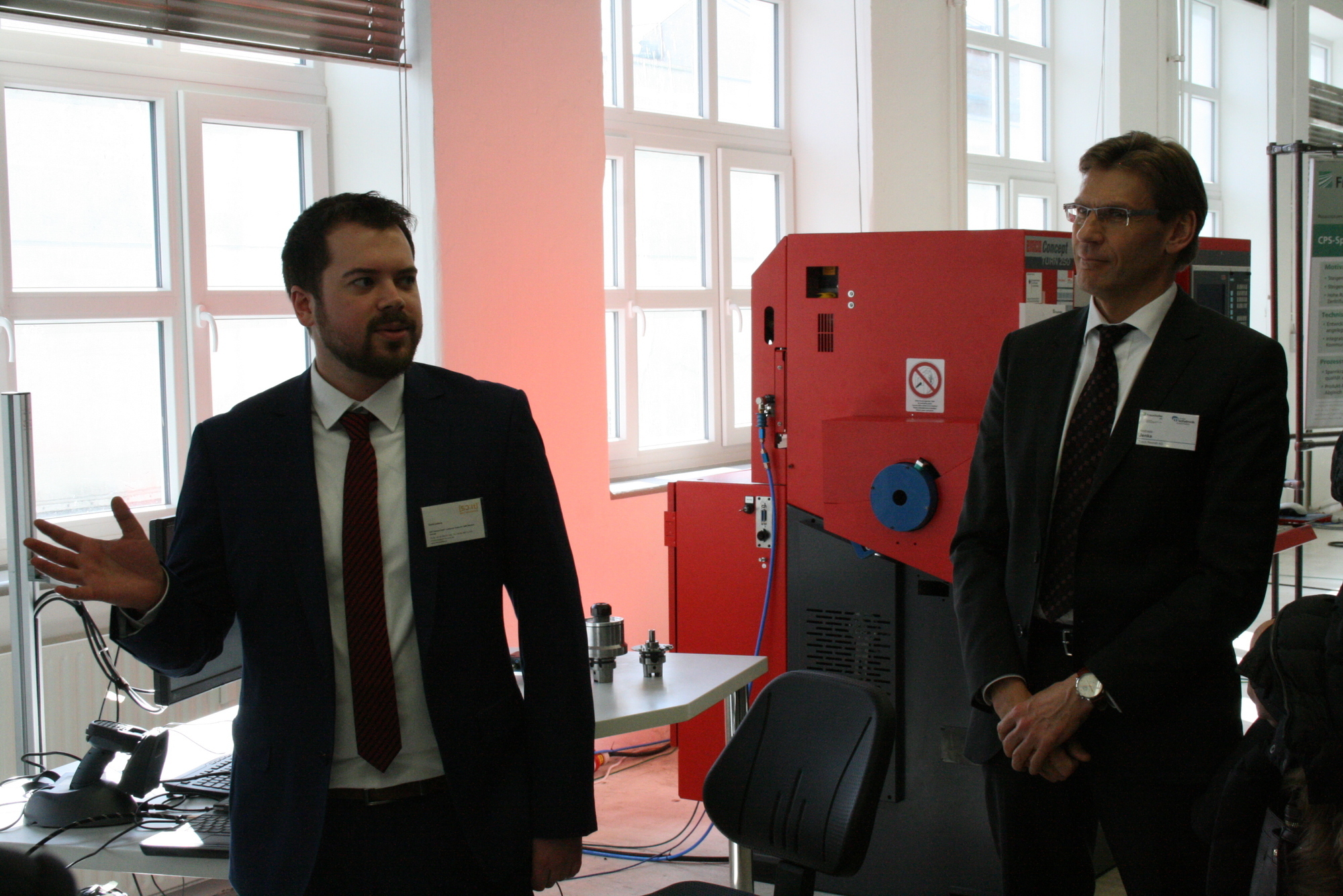 Auf dem ScienceDay "Digitalisierung in Organisation und Fertigung". Foto: B4B SCHWABEN