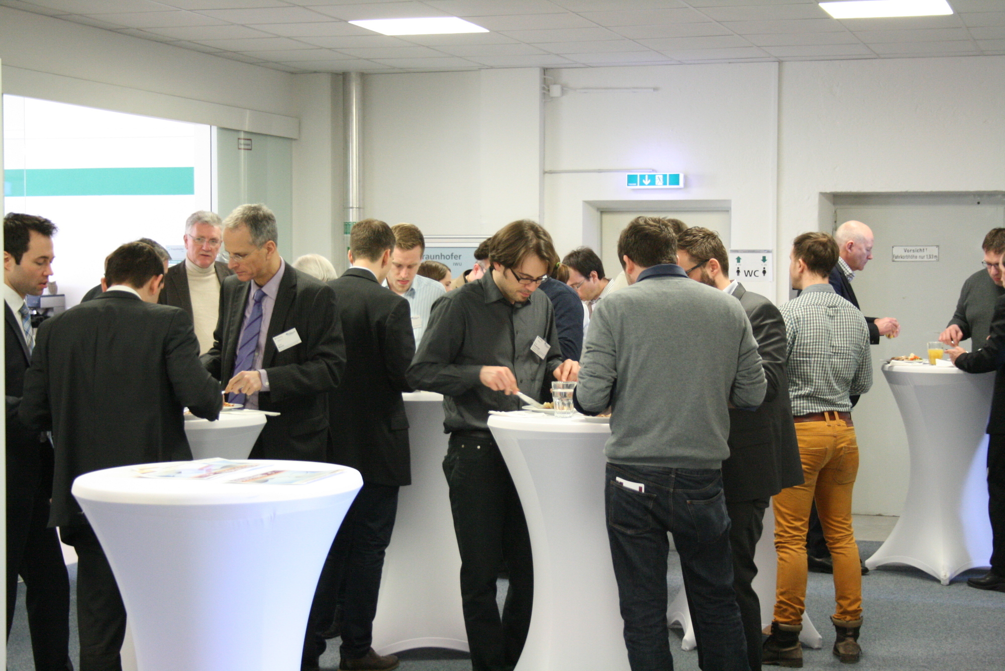 Auf dem ScienceDay "Digitalisierung in Organisation und Fertigung". Foto: B4B SCHWABEN