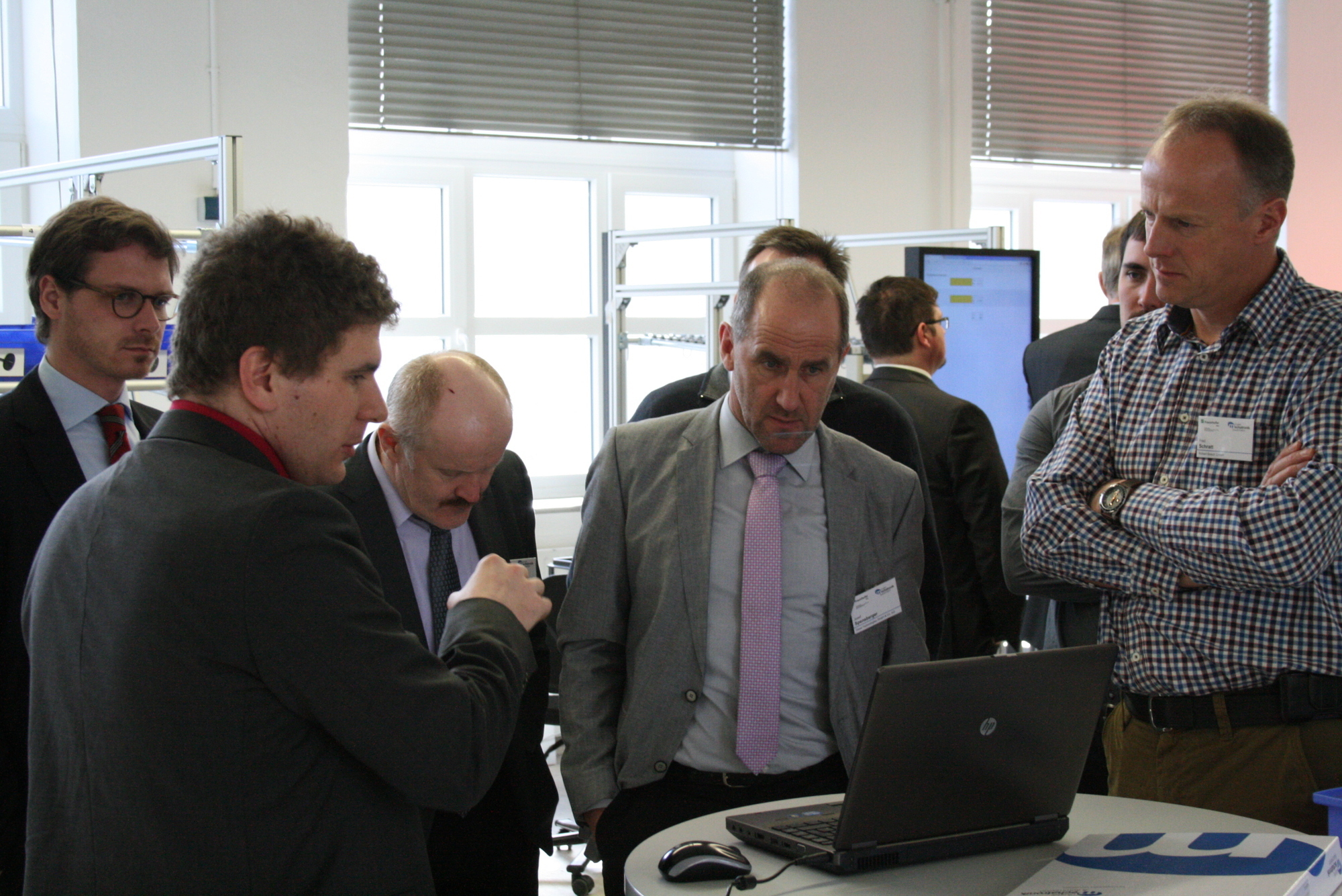 Auf dem ScienceDay "Digitalisierung in Organisation und Fertigung". Foto: B4B SCHWABEN