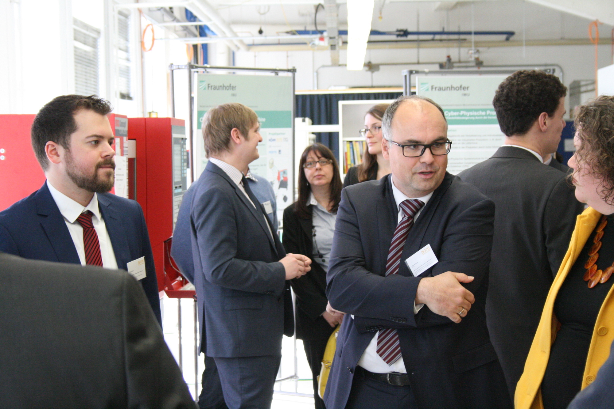 Auf dem ScienceDay "Digitalisierung in Organisation und Fertigung". Foto: B4B SCHWABEN