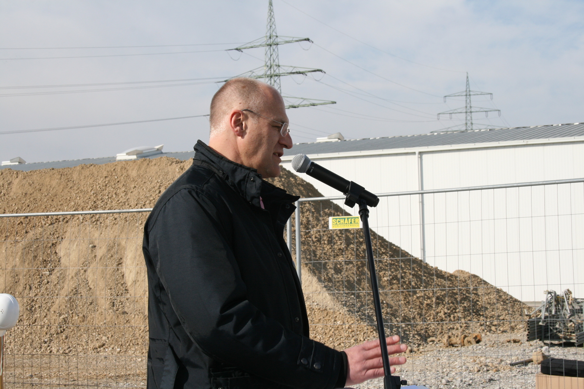 Spatenstich: Augsburg freut sich auf die neue Messehalle 4. Foto: B4B SCHWABEN