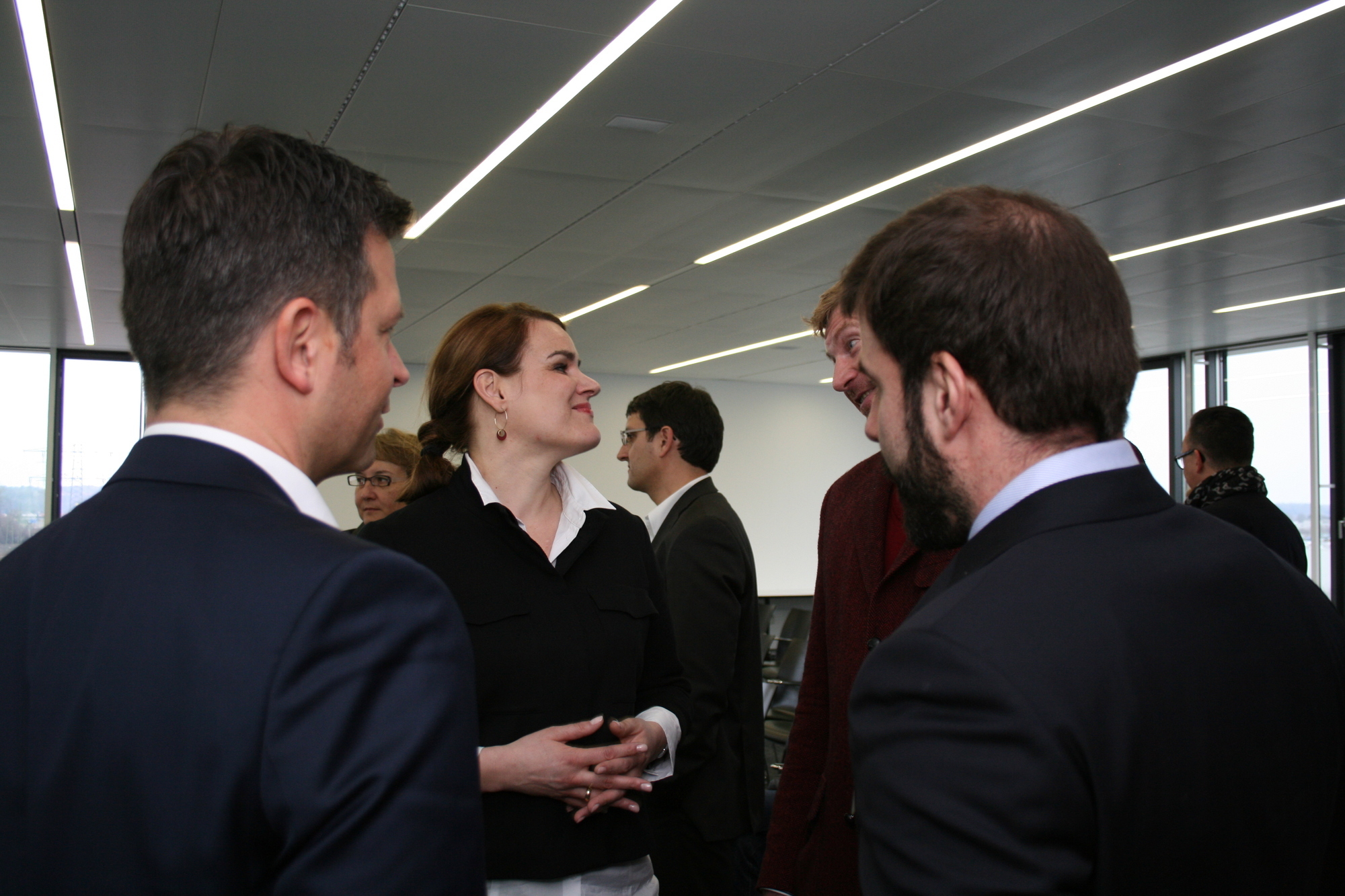 Das Netzwerktreffen im Forum H4 fand in gelöster Atmosphäre statt. Foto: B4B SCHWABEN