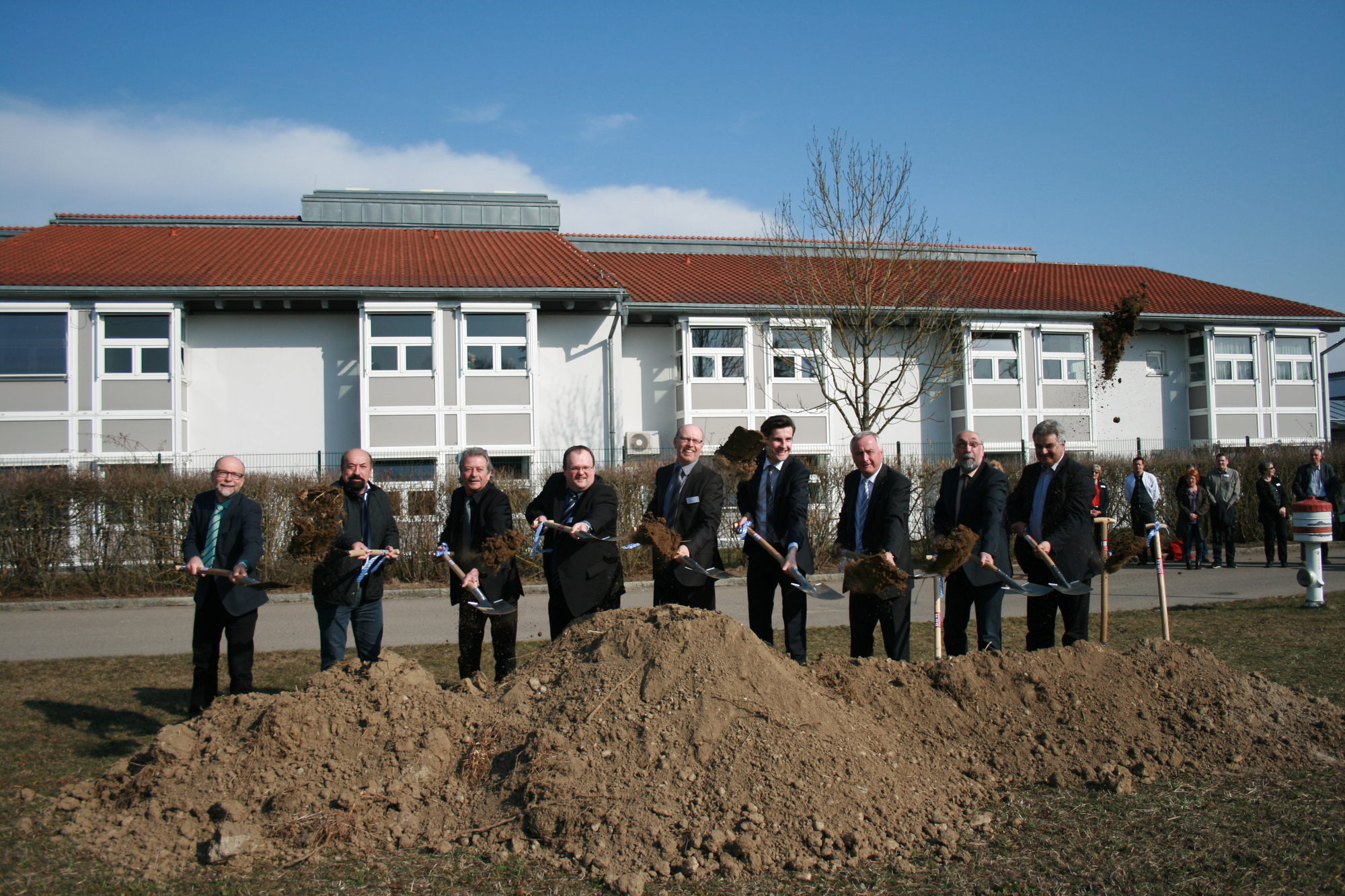 Am 18. März war der symbolische Spatenstich des BKH Augsburg. Foto: B4B SCHWABEN