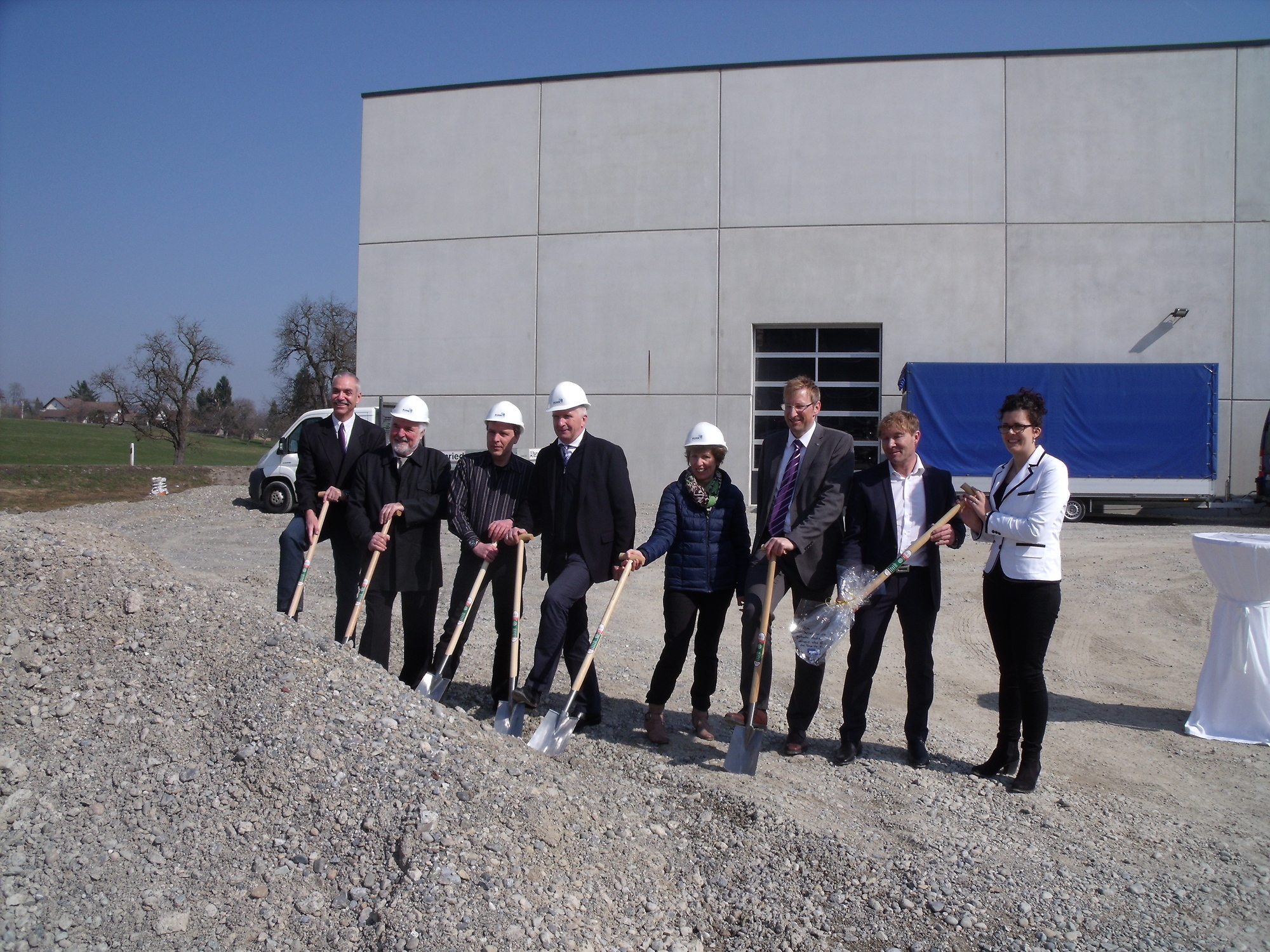 Spatenstich für das neue Bauprojekt der Kuhn Bau GmbH im Auftrag von Sito. Foto: Kuhn Bau GmbH