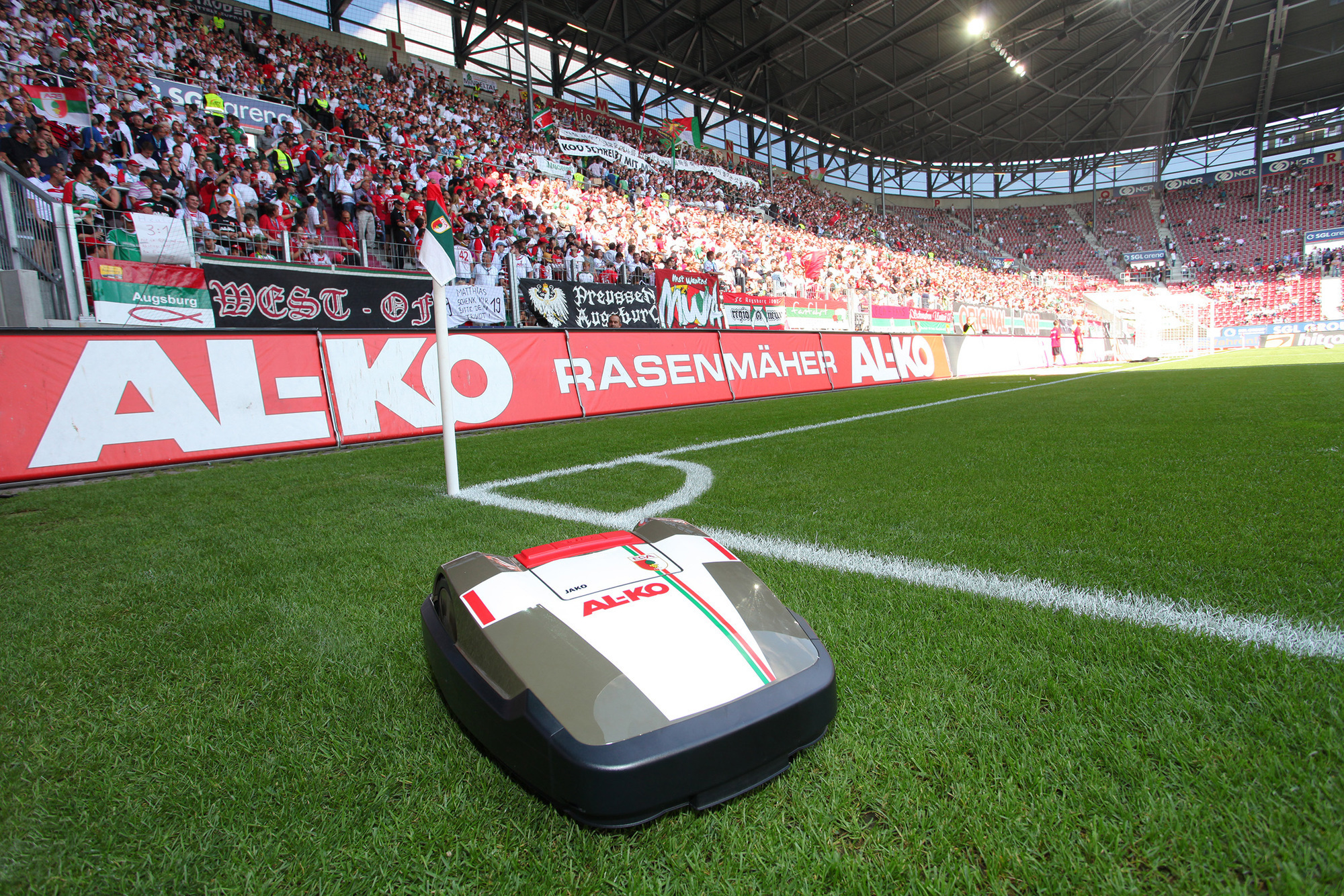 AL-KO Kober SE ab kommender Saison nicht länger Hauptsponsor des FC Augsburg. Foto: AL-KO KOBER SE