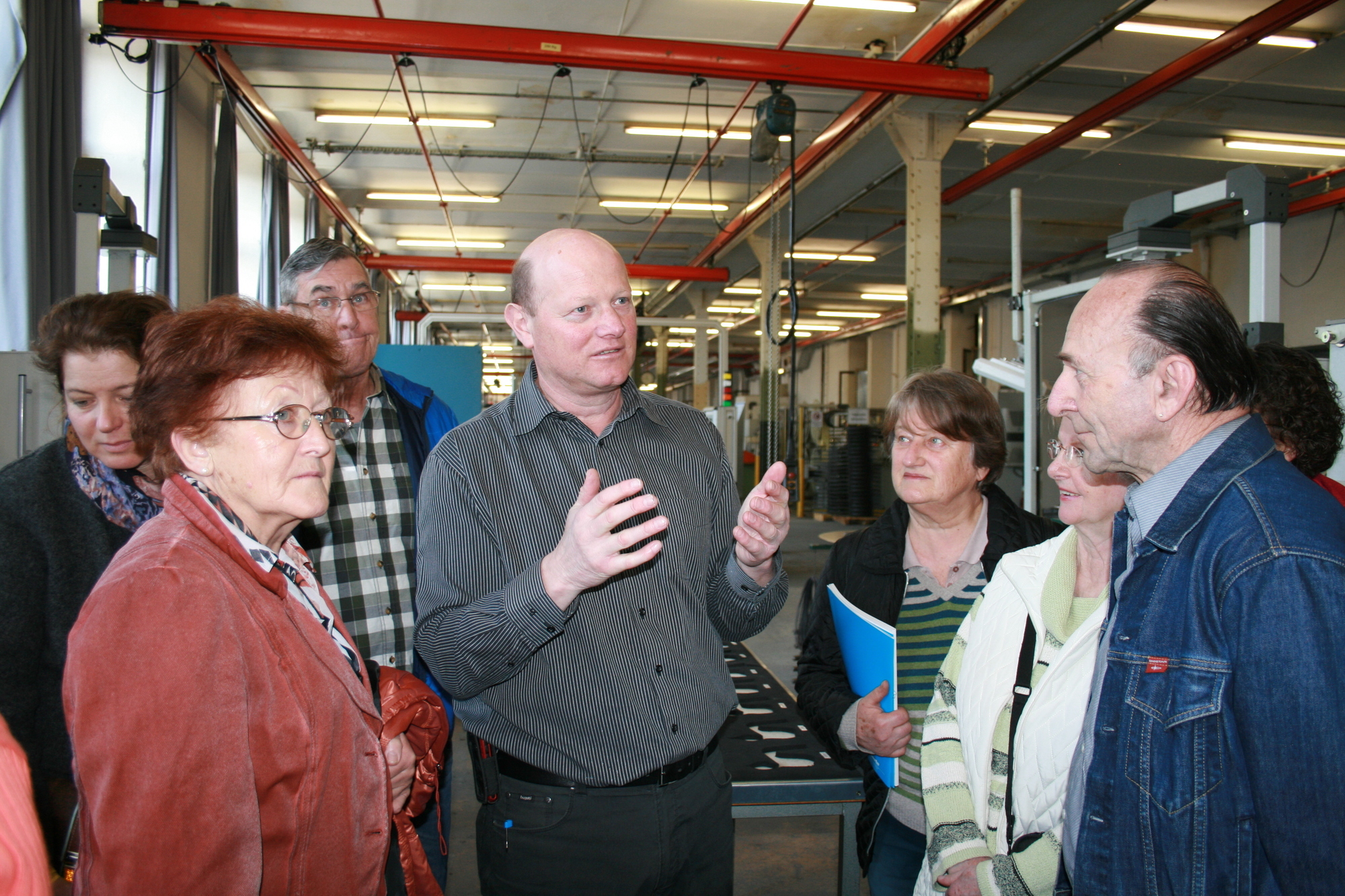 Auch Eberle öffnete für die Teilnehmer von Augsburg OPEN seine Türen. Foto: B4B SCHWABEN