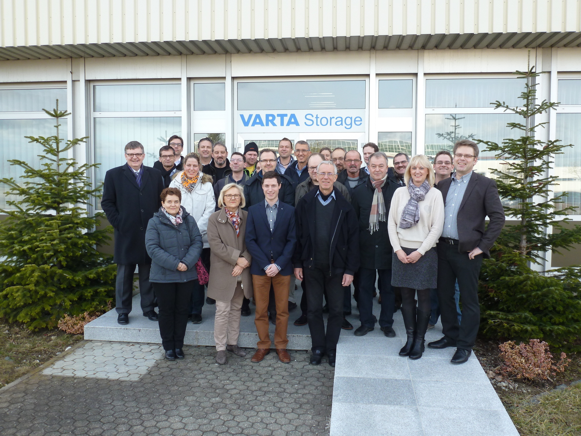 Wirtschaftsjunioren zu Gast bei VARTA Storage. Foto: Wirtschaftsjunioren Donau-Ries