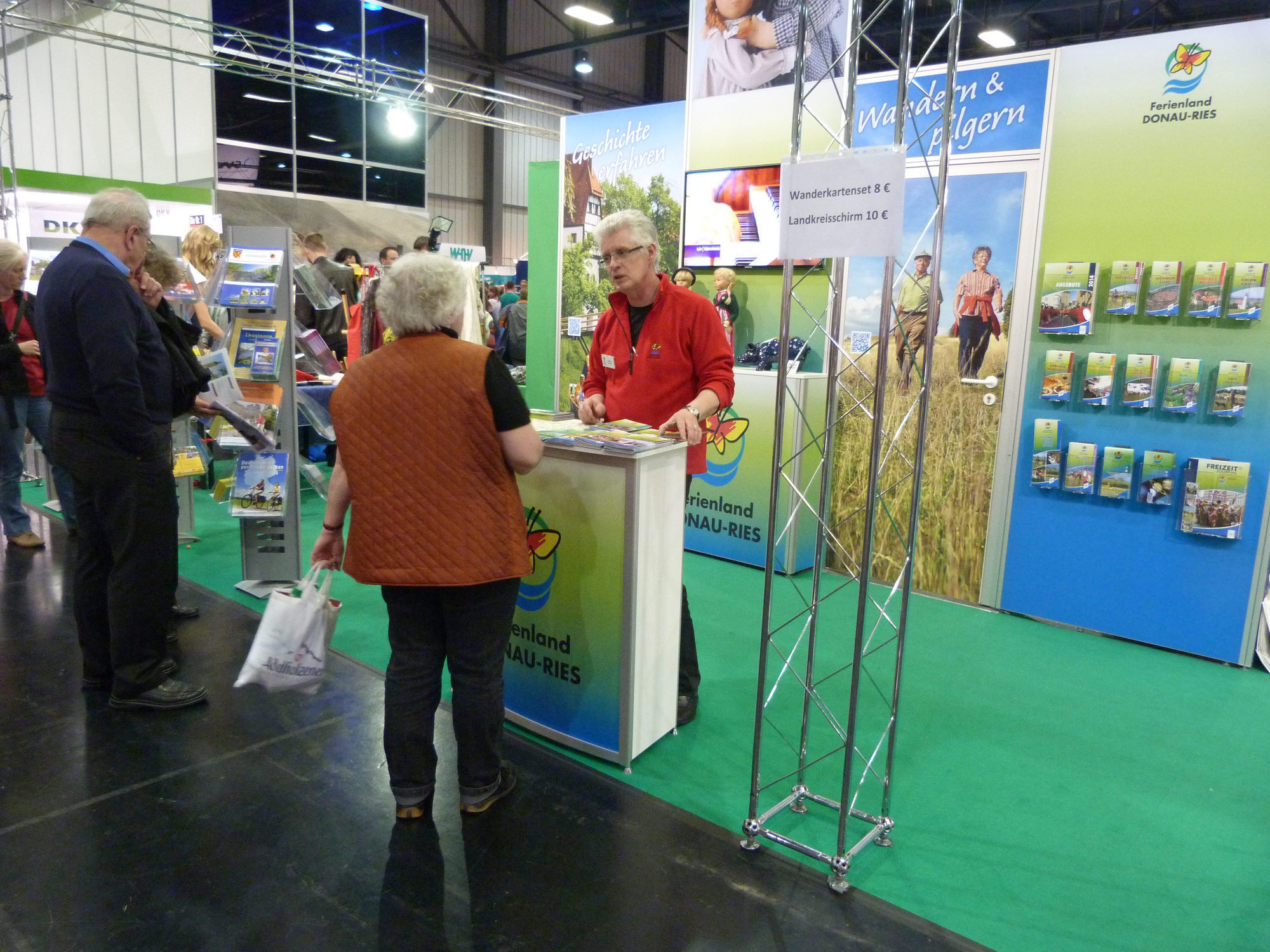 Messestand des Landkreises Donau-Ries auf der afa 2014. Foto: Landratsamt Donau-Ries