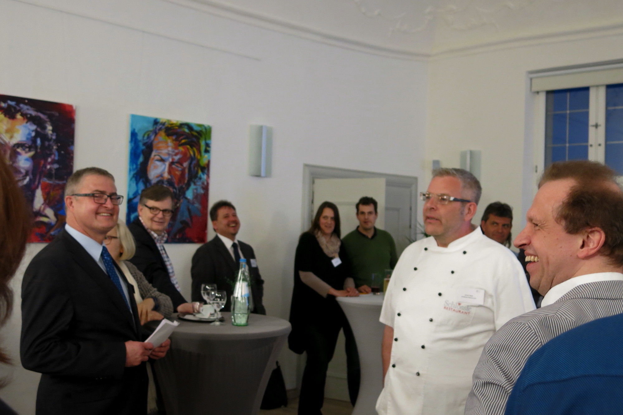 Netzwerken im Restaurant Schlössle in Nördlingen. Foto: BVMW