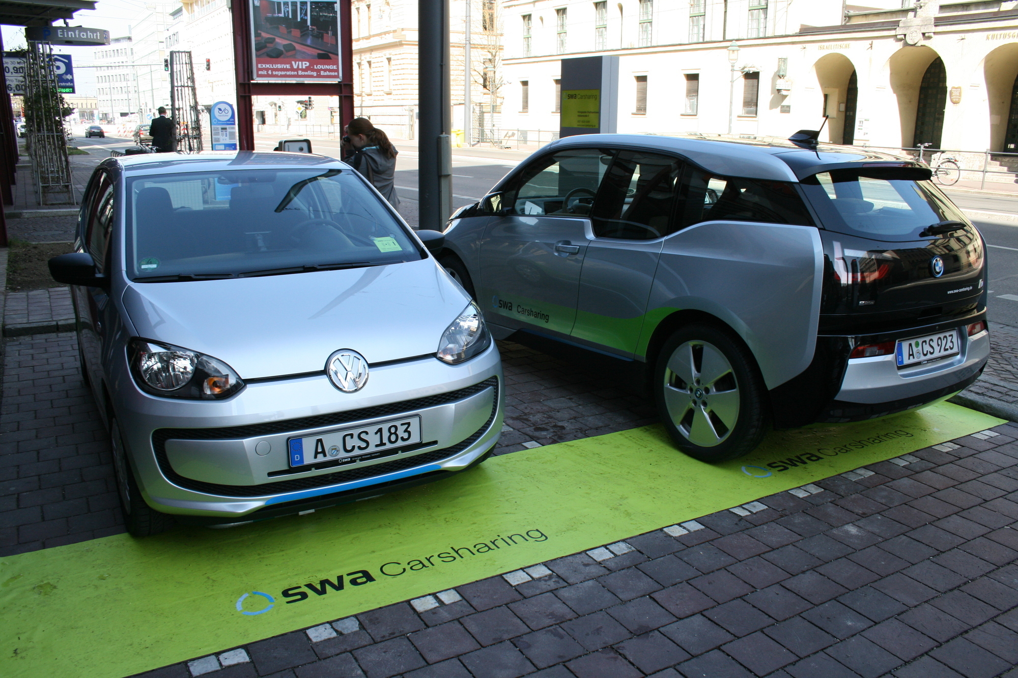 swa präsentiert Carsharing - ab 11. April in Augsburg nutzbar. Foto: B4B SCHWABEN